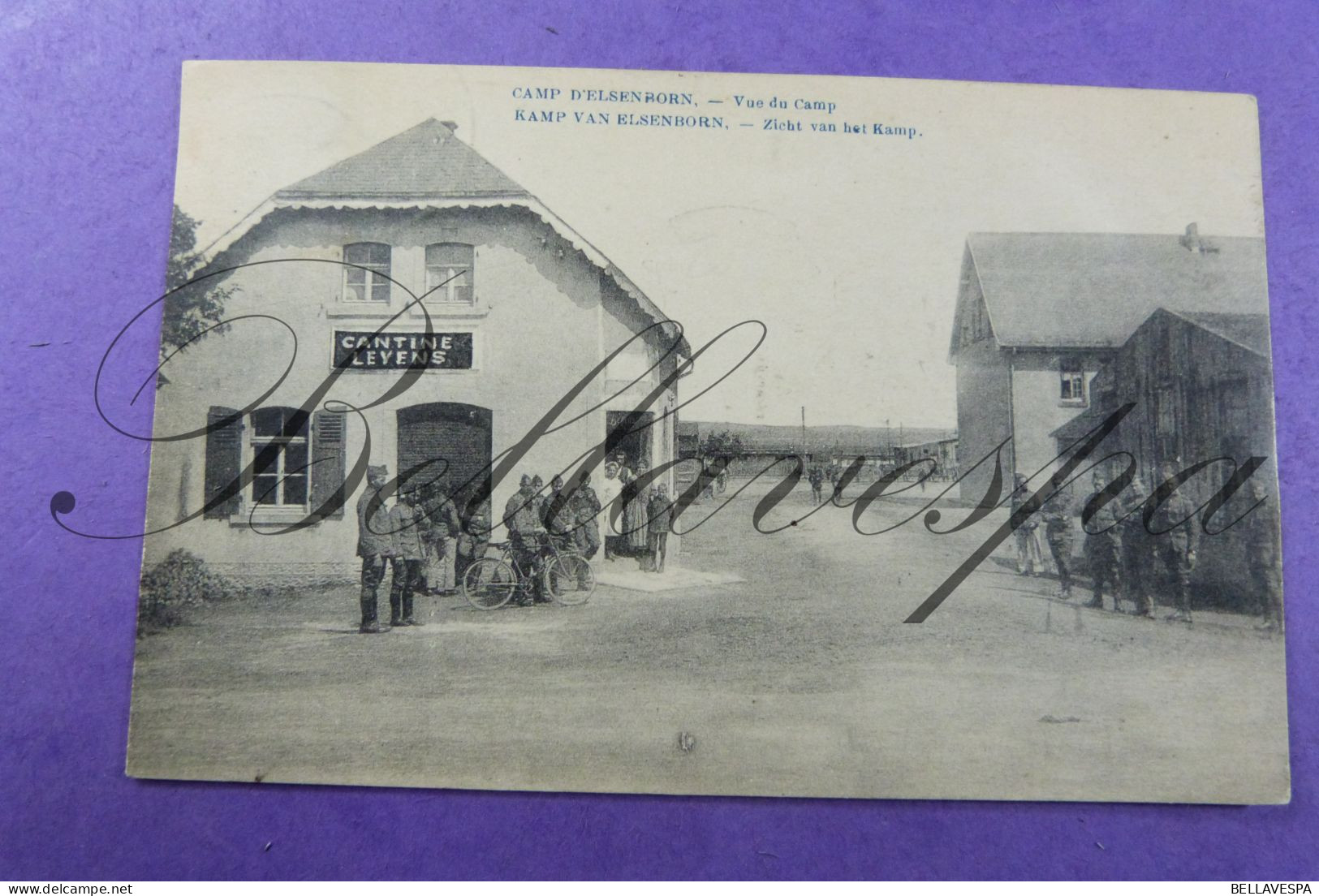 Kamp  Elsenborn Vue Du Camp  Cantine LEVENS 1920 - Elsenborn (camp)