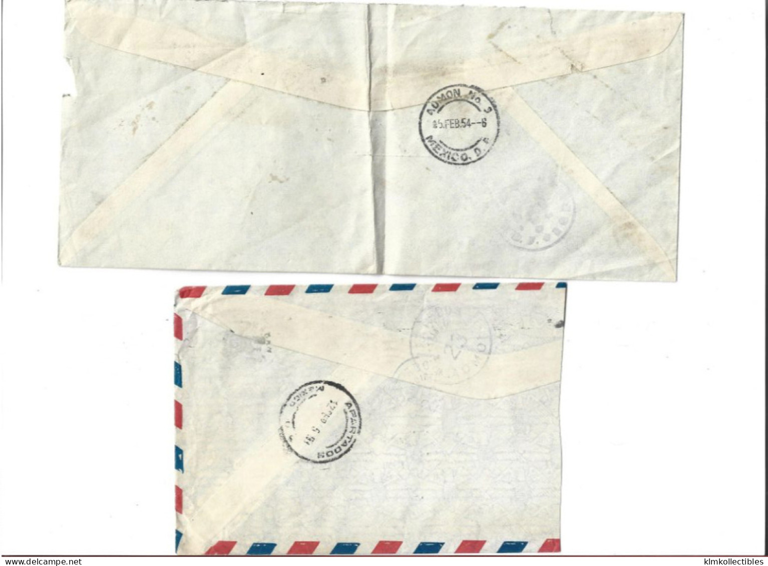 CUBA - POSTAL HISTORY LOT OF 4 COVERS - AIRMAIL CENSORED - Airmail
