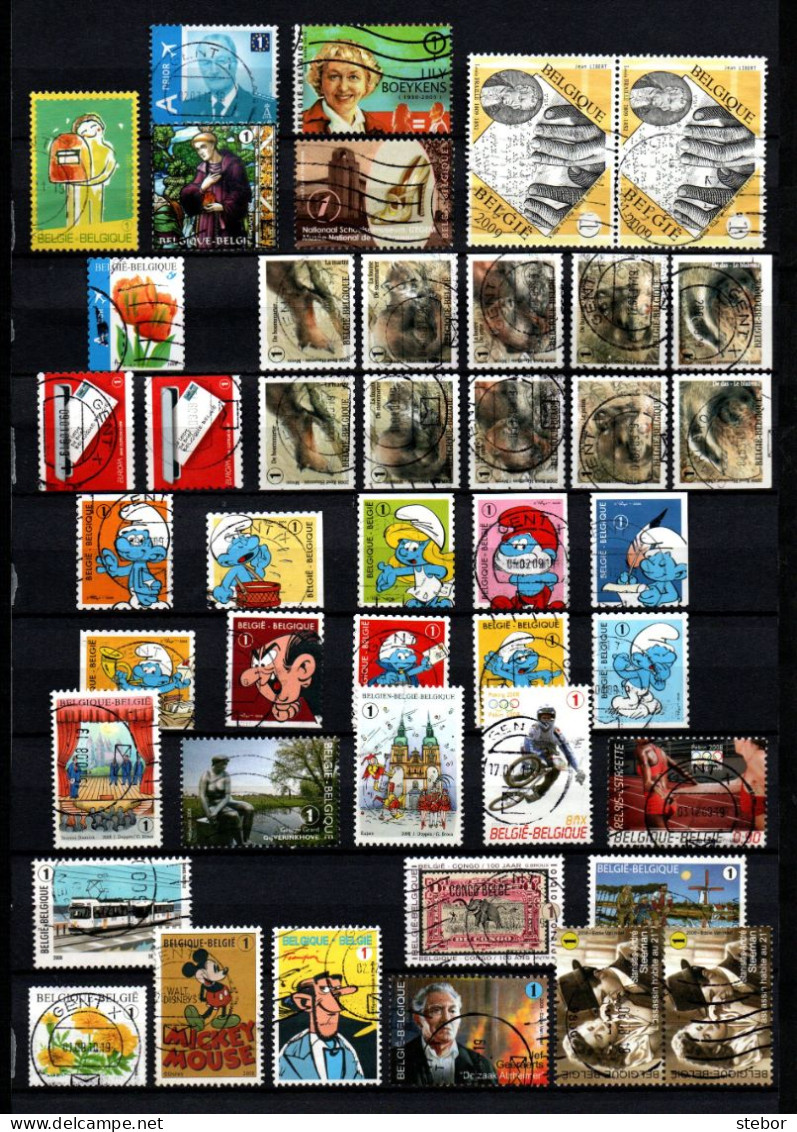Lot Belgische Postzegels Gestempeld, Lot Nr 4645 - Collections (sans Albums)