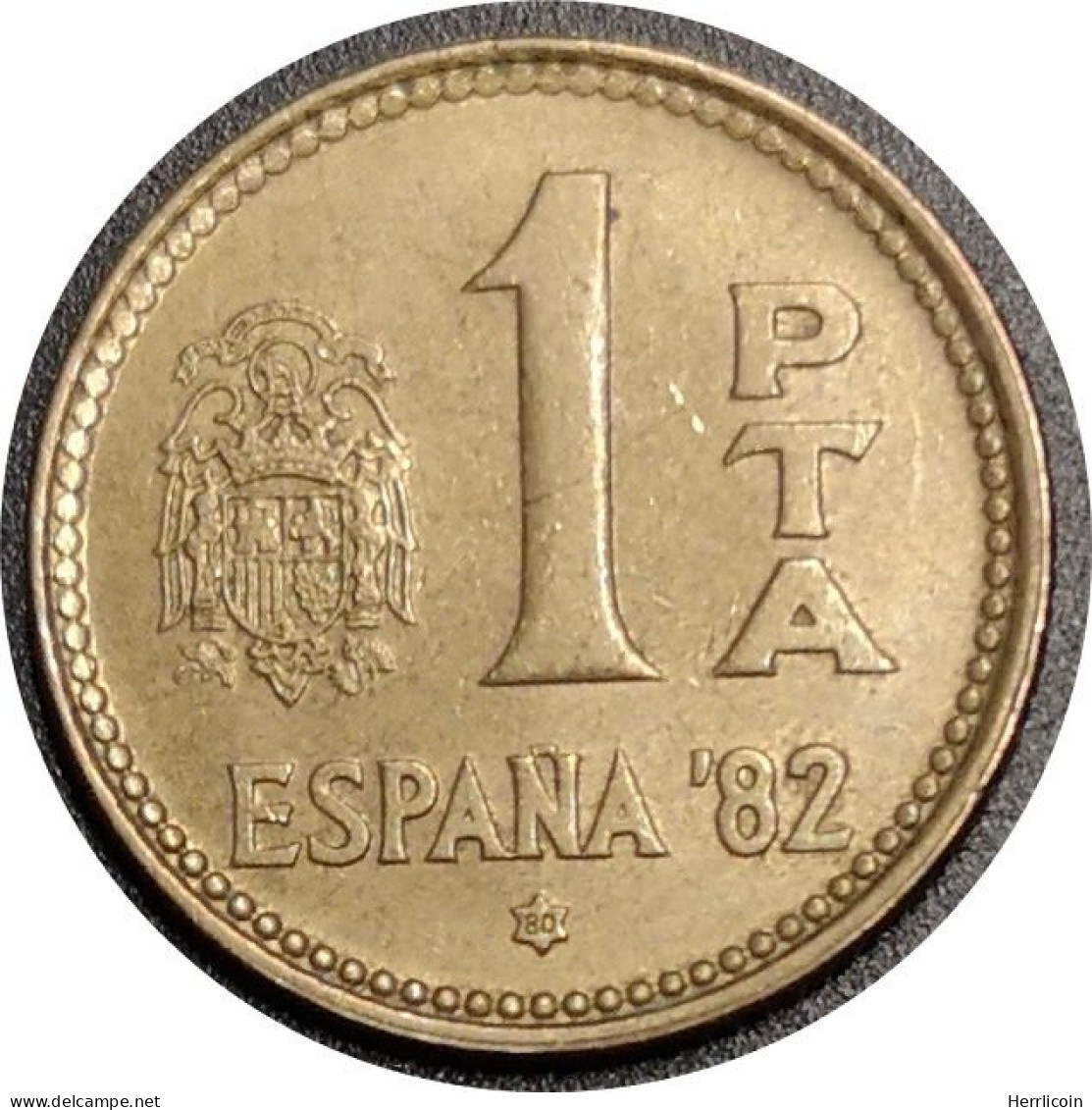 1 Pesetas 1980 Espagne, Modèle España 82, Monnaie De Collection - 1 Peseta