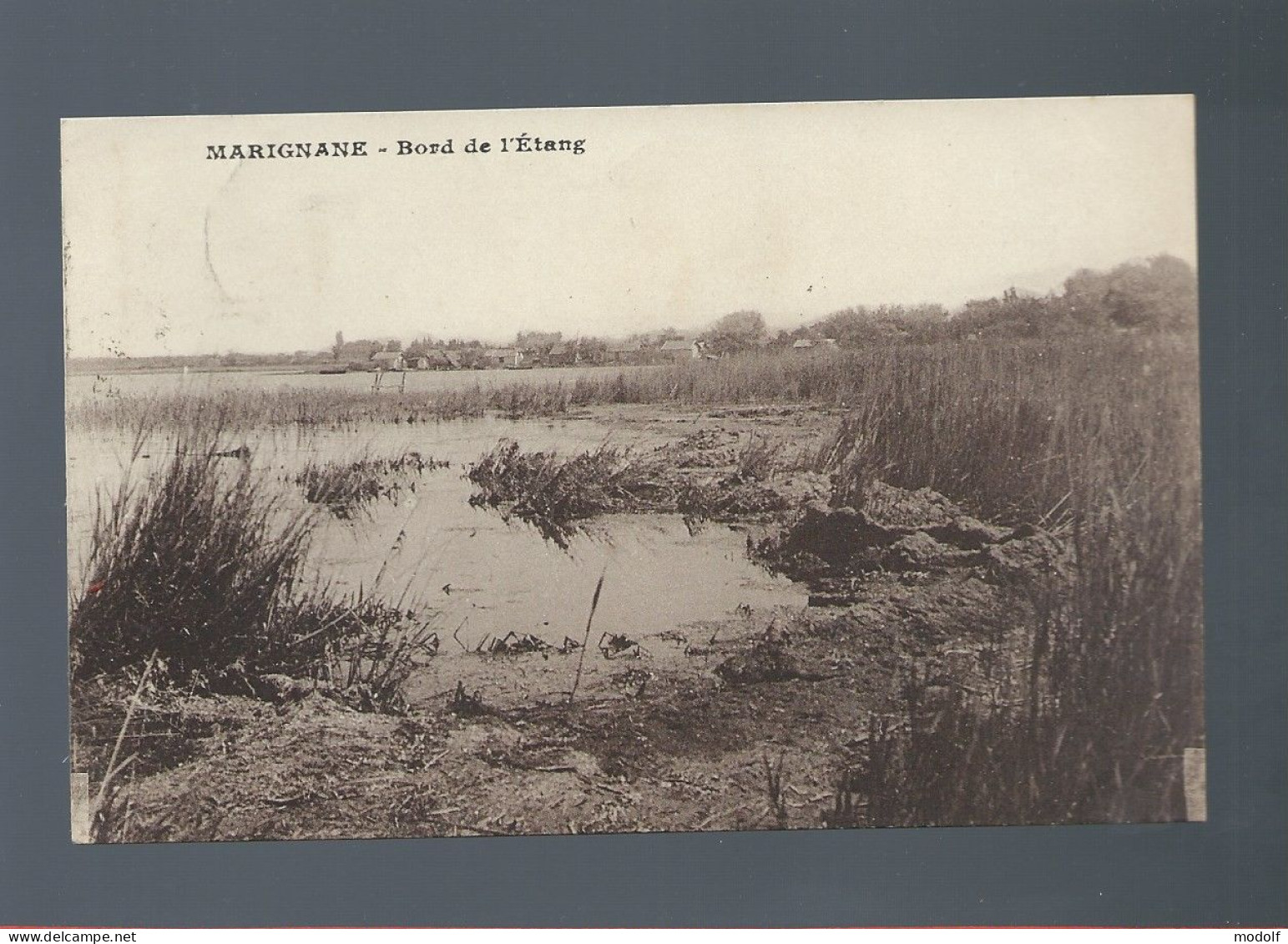 CPA - 13 - Marignane - Bord De L'Etang - Circulée En 1928 - Marignane