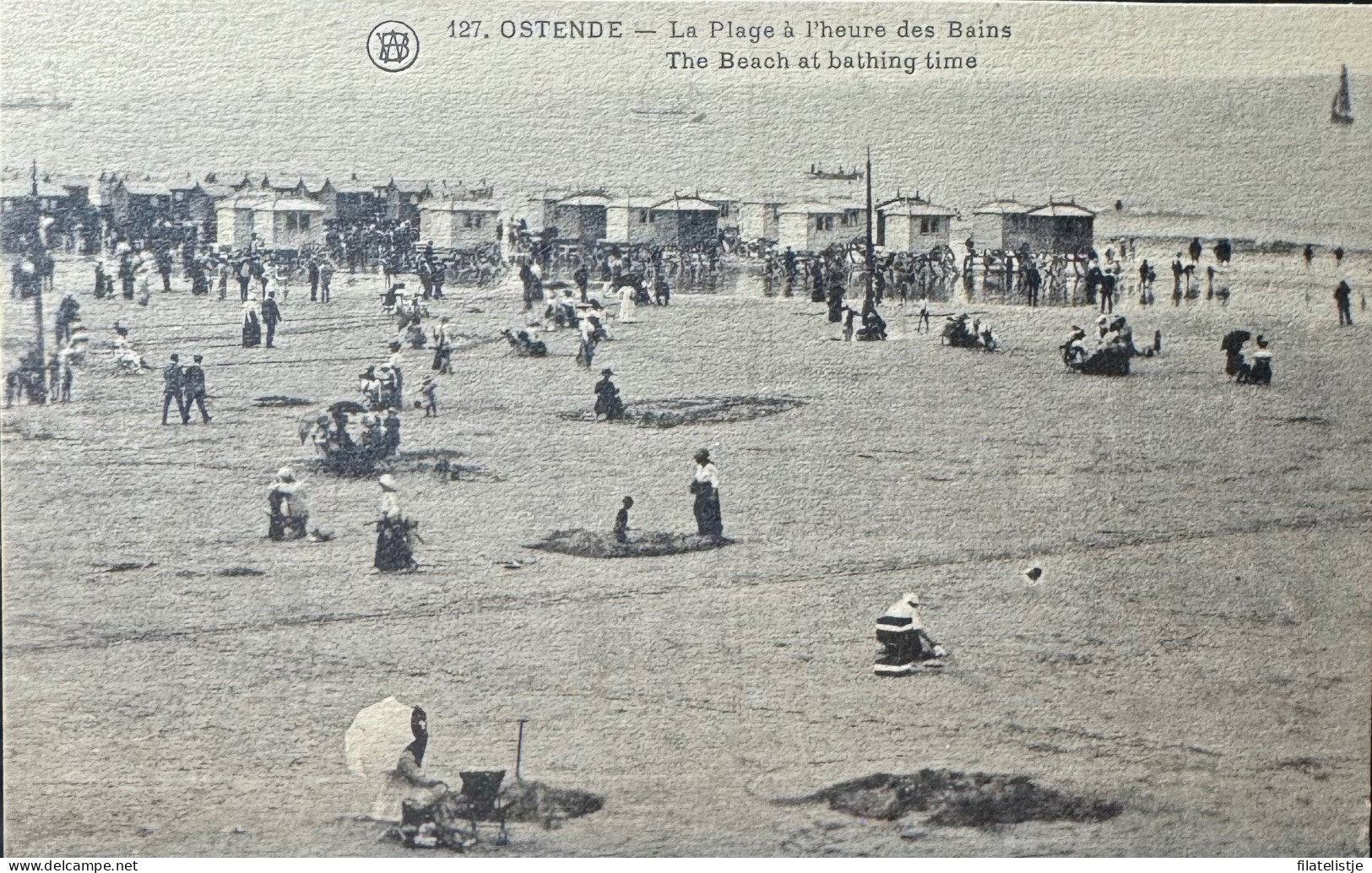 Oostende  La Plage A L’ Heure Des Bains - Oostende