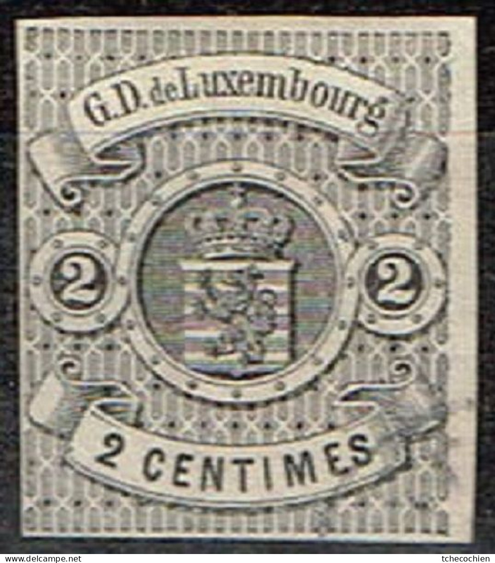 Luxembourg - 1859 - Y&T N° 4, Non Dentelé. Trace D'oblitération Au Coin Inférieur Droit. - 1859-1880 Stemmi