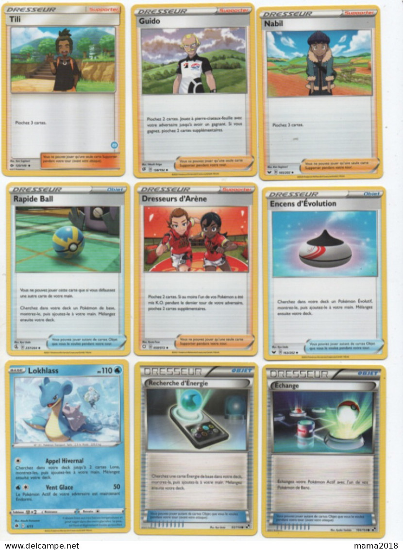 Vingt Sept Cartes  Pokemons - Lots & Collections