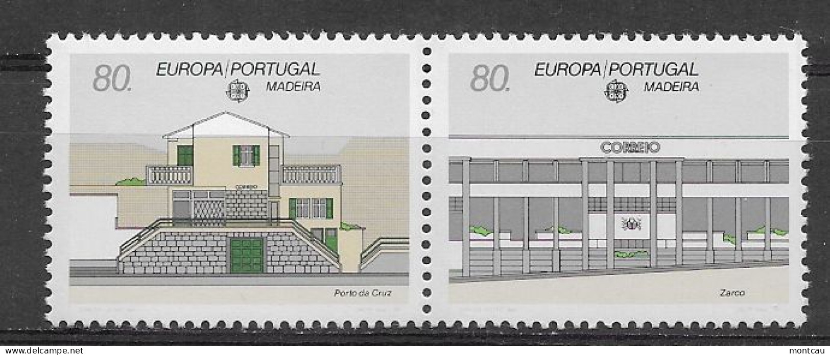 Madeira 1990.  Europa Mi 133-34  (**) - 1990