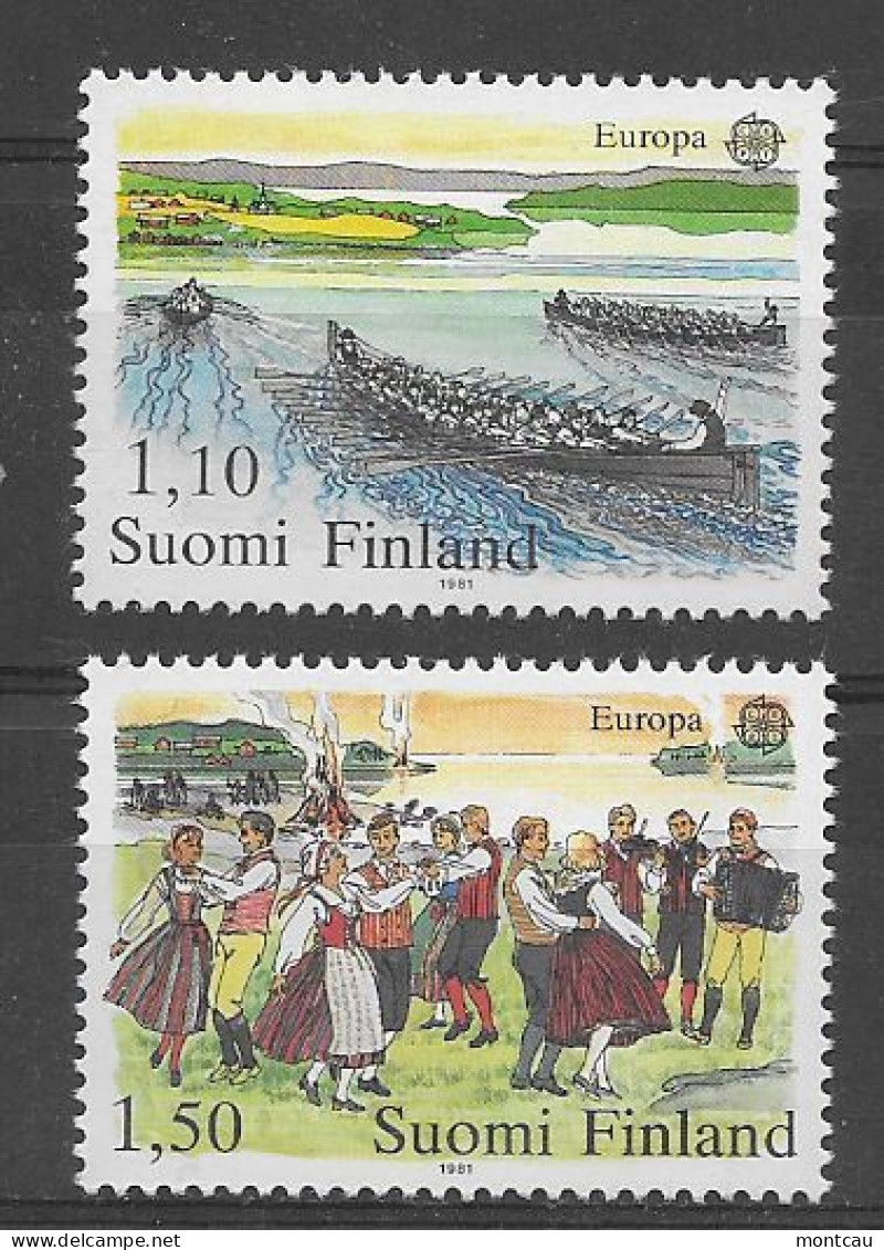 Finland 1981.  Europa Mi 881-82  (**) - 1981