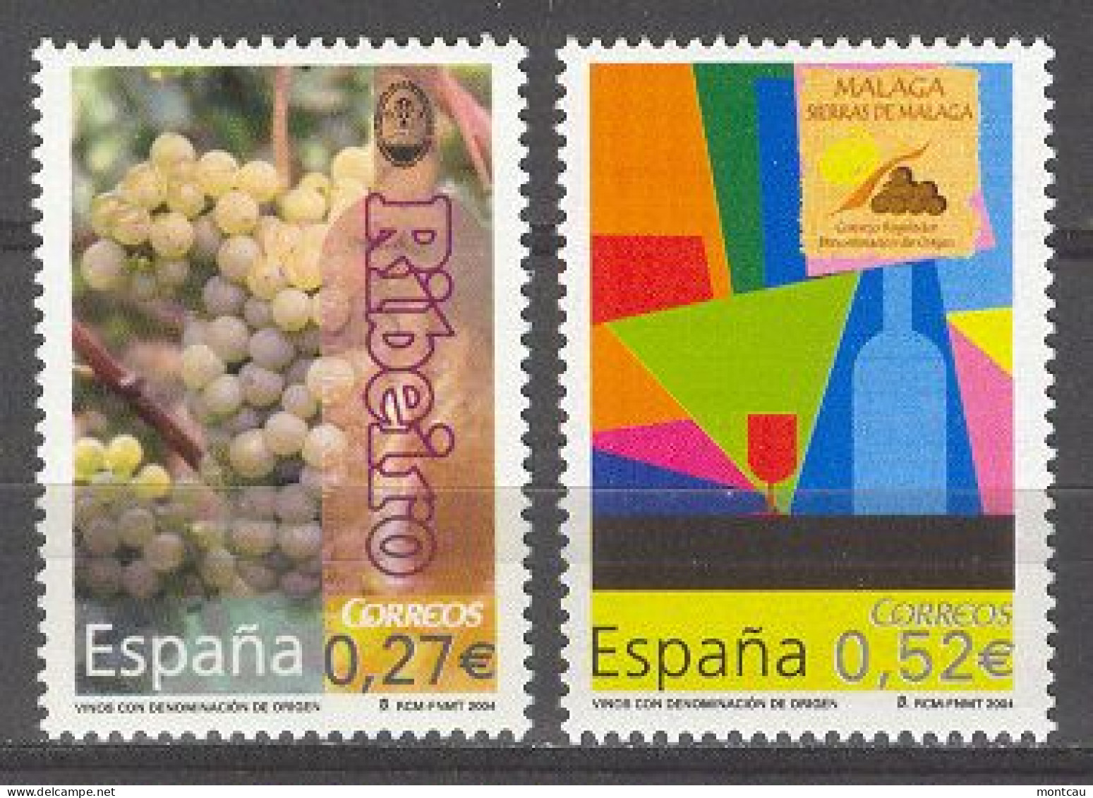 Spain 2004 - Vinos Con D.O. Ed 4112-13  (**) - Vinos Y Alcoholes