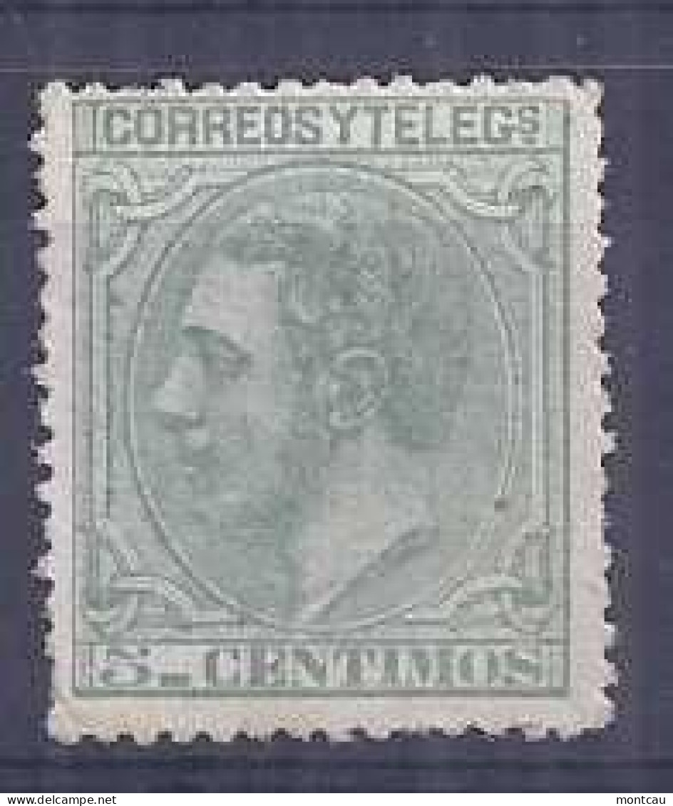Spain 1879. Alfonso XII Ed 201 Sin Goma (ng) - Used Stamps