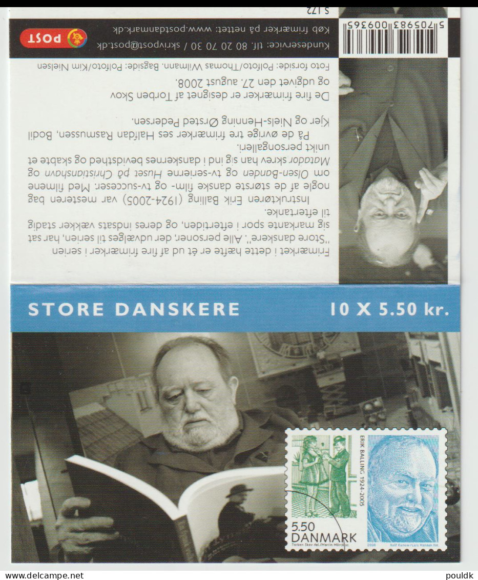 Denmark Booklet: 2008 Great Danes MNH/**. Postal Weight Approx 0,03 Kg. Please Read Sales Conditions Under Image - Markenheftchen