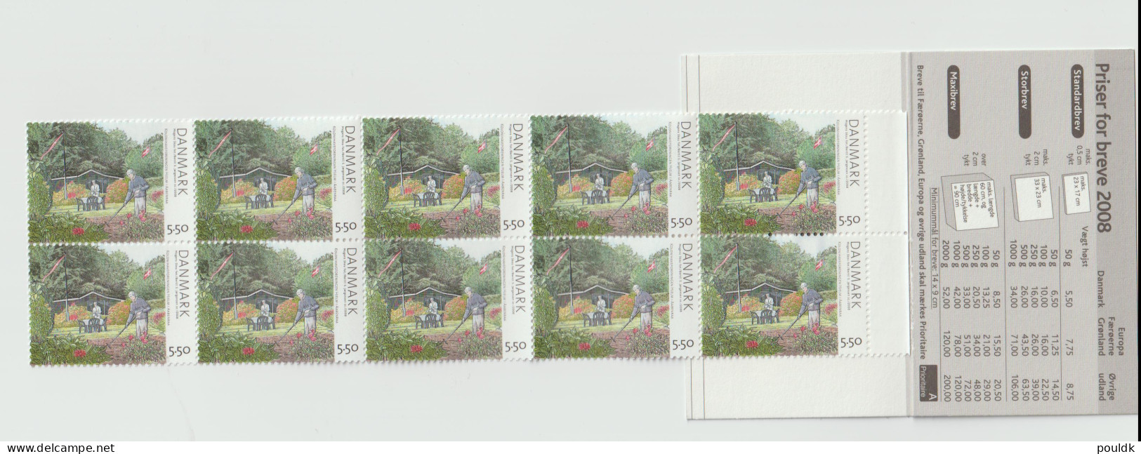 Denmark Booklet: 2008 Allotments MNH/**. Postal Weight Approx 0,03 Kg. Please Read Sales Conditions Under Image - Markenheftchen