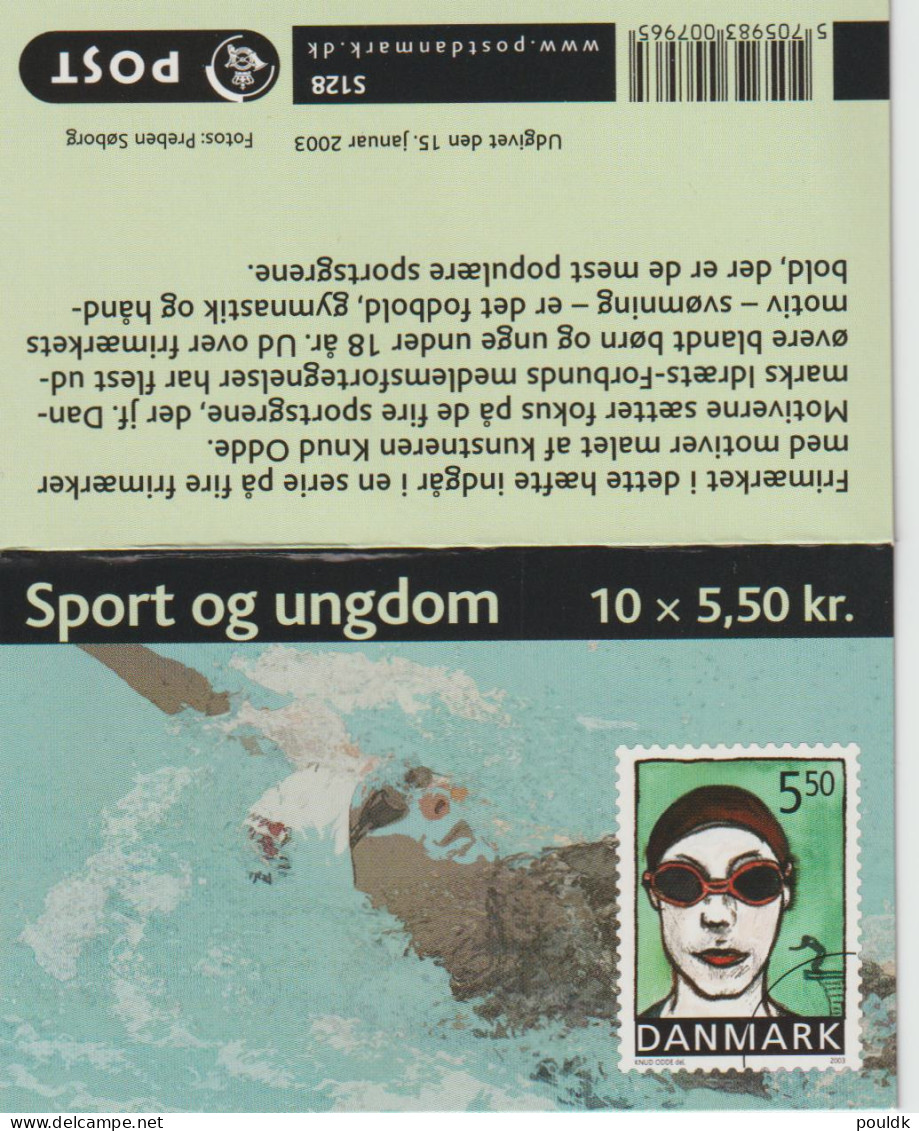 Denmark Booklet: 2003 Sport & Youth MNH/**. Postal Weight Approx 0,03 Kg. Please Read Sales Conditions Under - Booklets