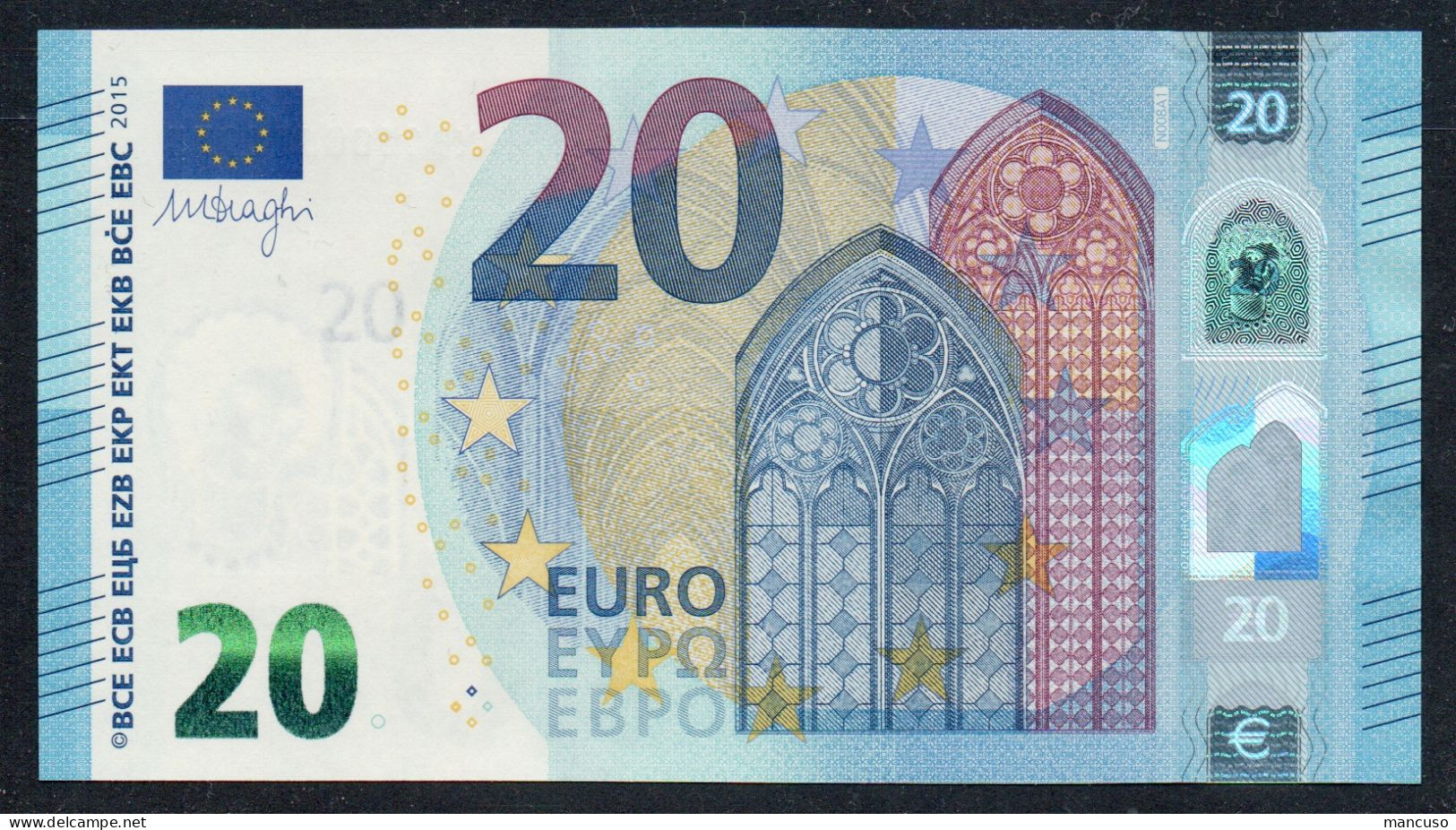 &euro; 20  AUSTRIA  NB N008 A1 FIRST POSITION UNC - 20 Euro