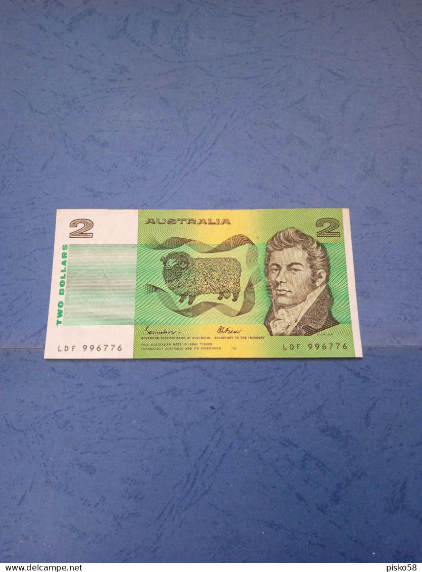 AUSTRALIA-P43e 2D 1974-85  - - 1974-94 Australia Reserve Bank (Banknoten Aus Papier)