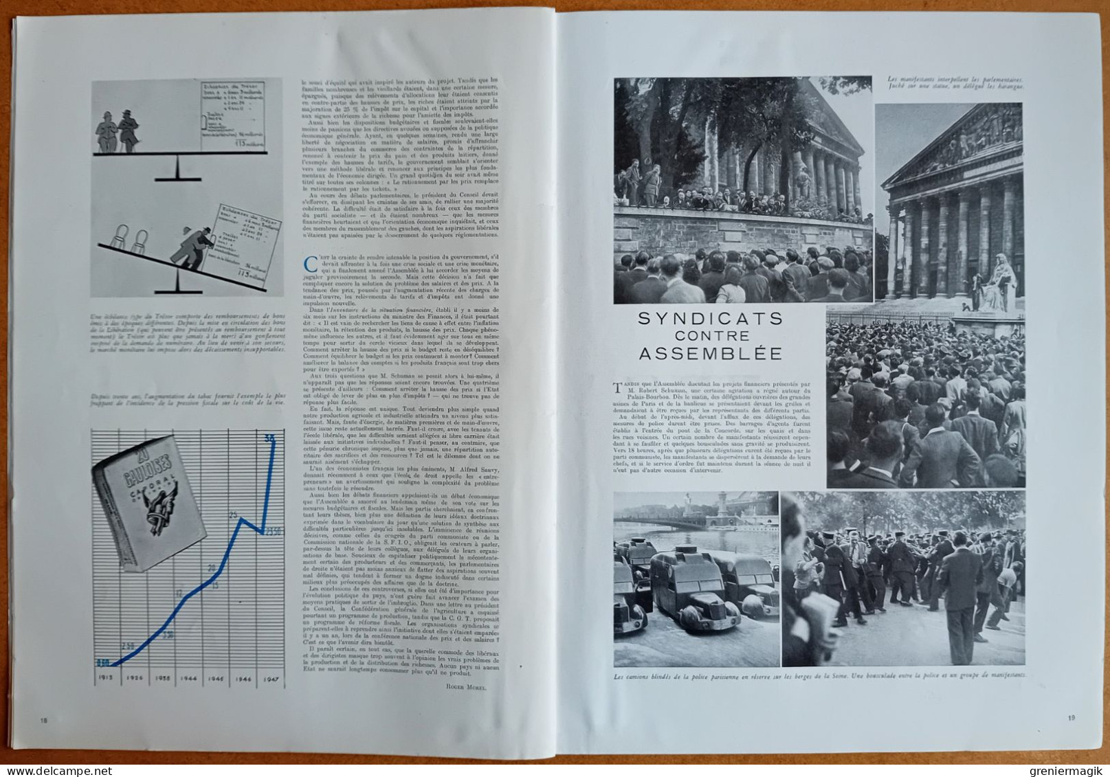 France Illustration N°92 05/07/1947 Tour de France/Palestine/Les derniers combats sur la Ligne Maginot/Marcq-en-Baroeul