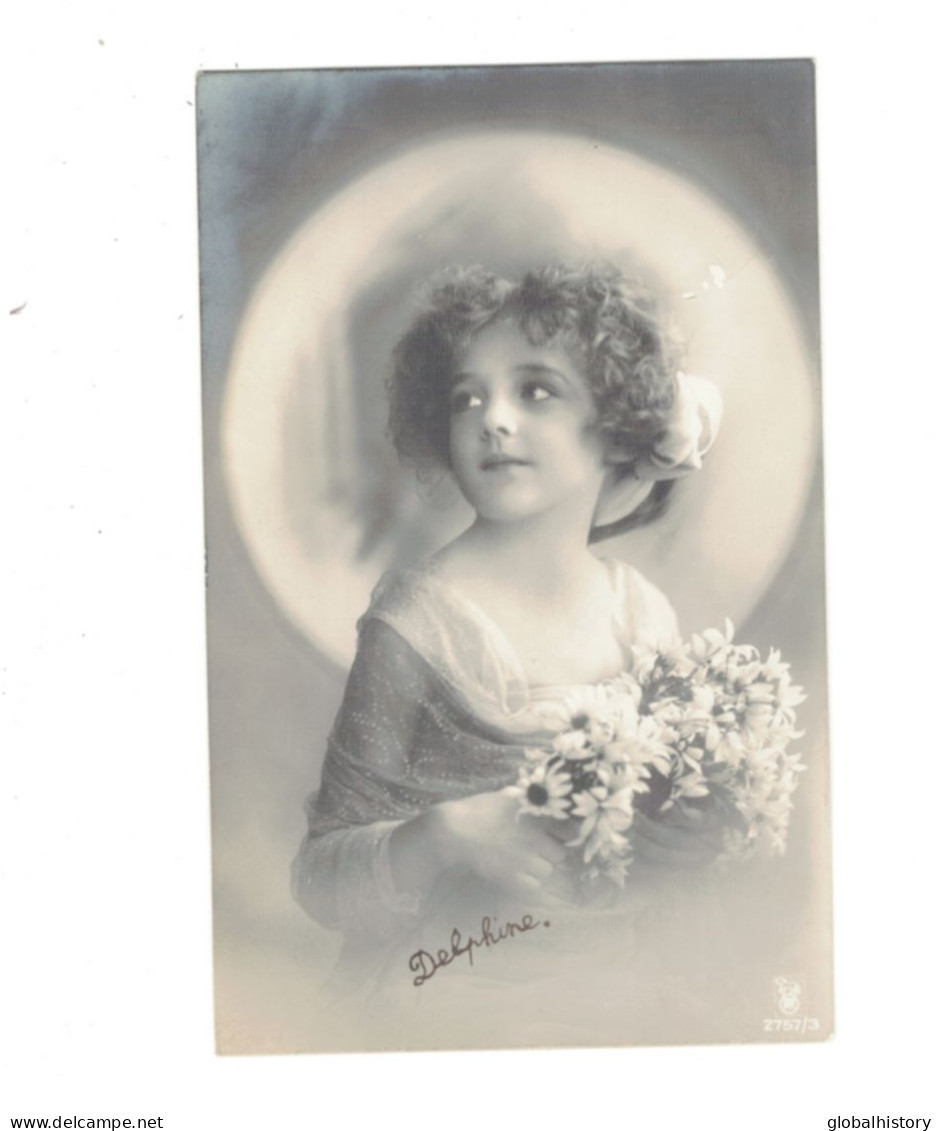 XB1180 JEUNE FILLE, ENFANT, GIRL FAMOUS MODEL GRETE REINWALD NAUGHTY LOOK RPPC SEC. COND - Ritratti