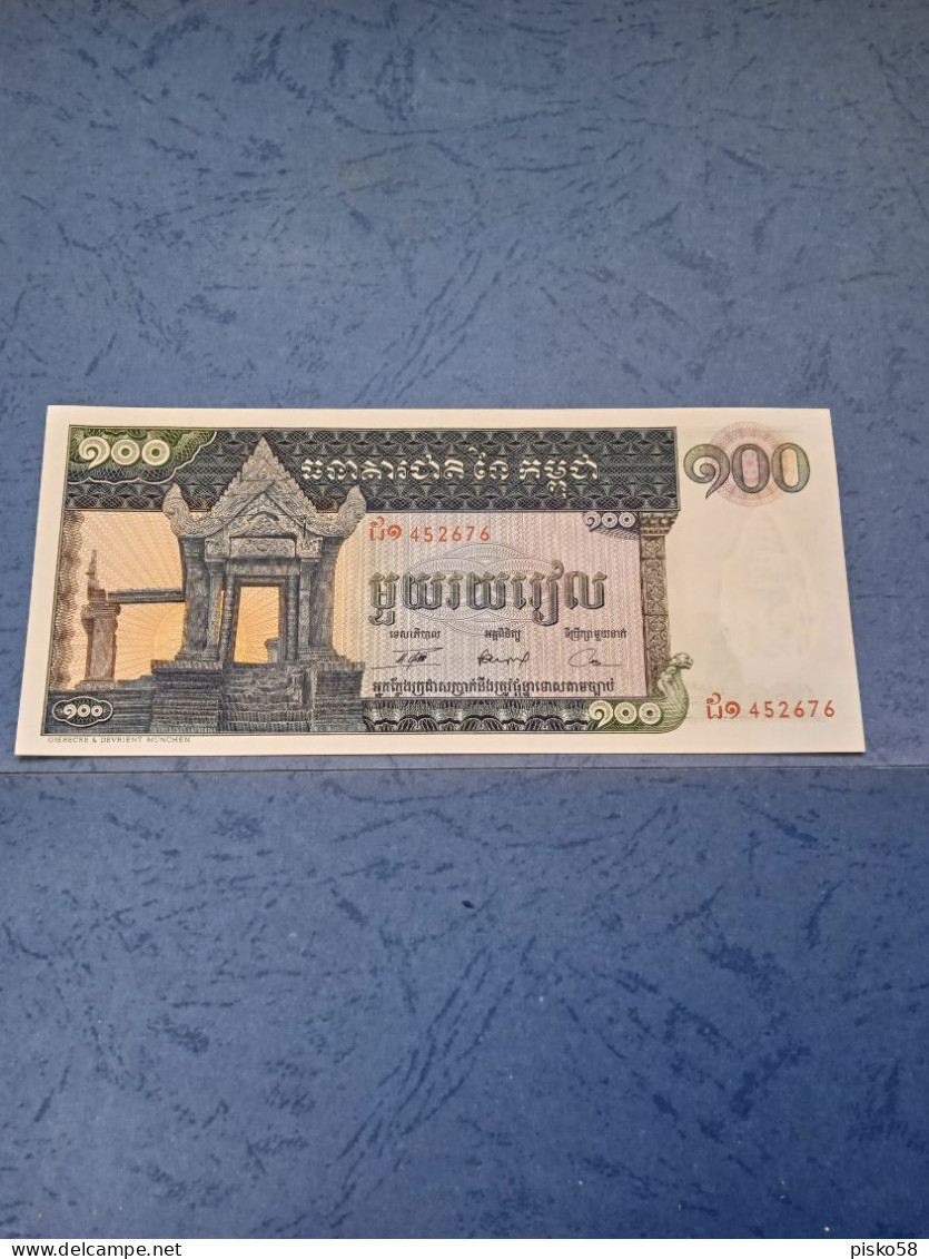 CAMBOGIA-P12b 100R 1963-1972 UNC - Cambodia