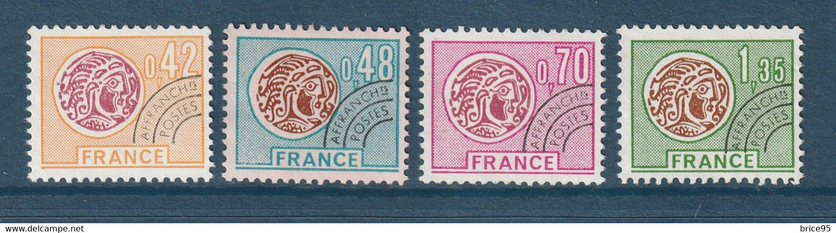 France - YT Préoblitéré Nº 134 à 137 ** - Neuf Sans Charnière - 1975 - 1953-1960