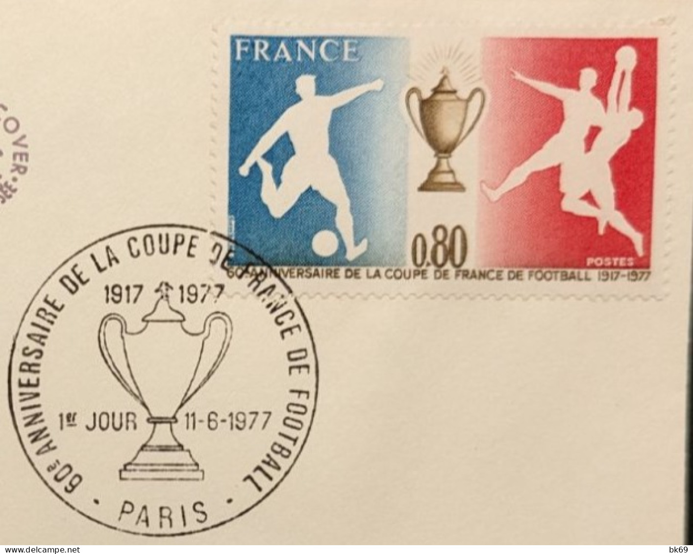 FOOT 60 Eme Anniversaire De La Coupe De France De Football 11-06-1977 - 1970-1979