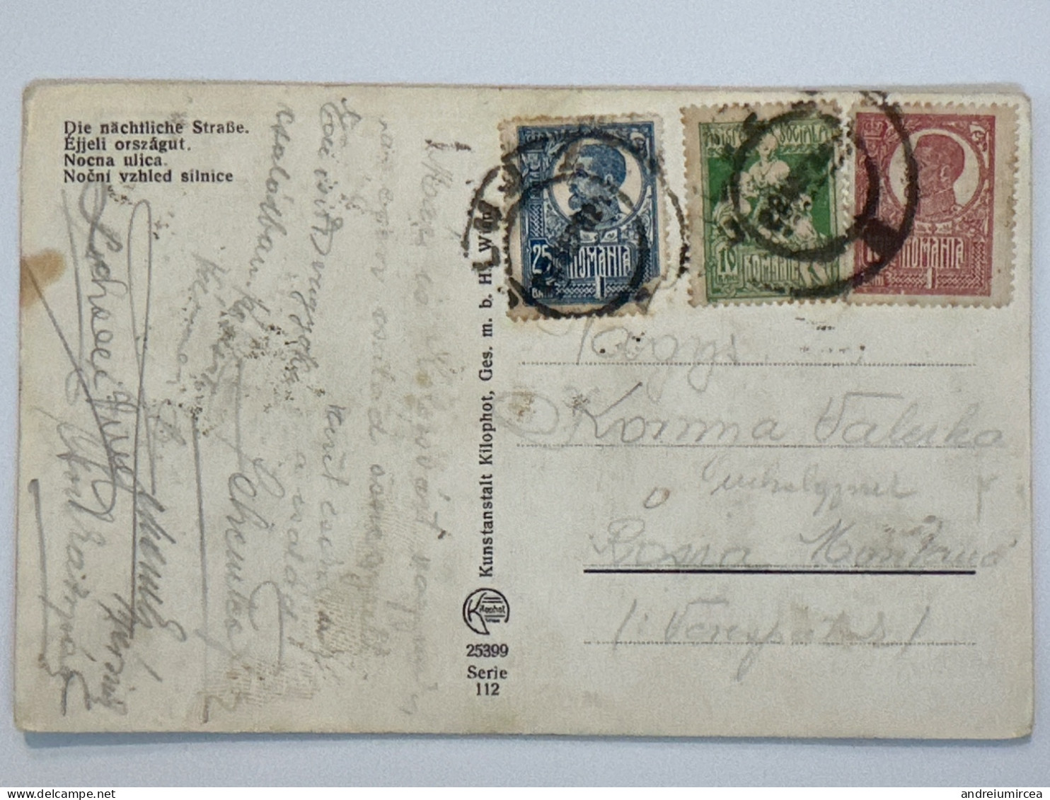 Nice Stamps On PC From Cluj To Rosia Montana - Other & Unclassified