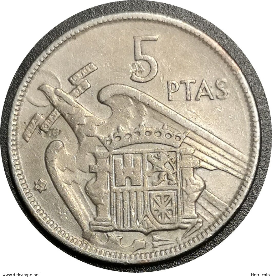 5 Pesetas 1965 Espagne, Franco 1957, Monnaie De Collection - 5 Pesetas