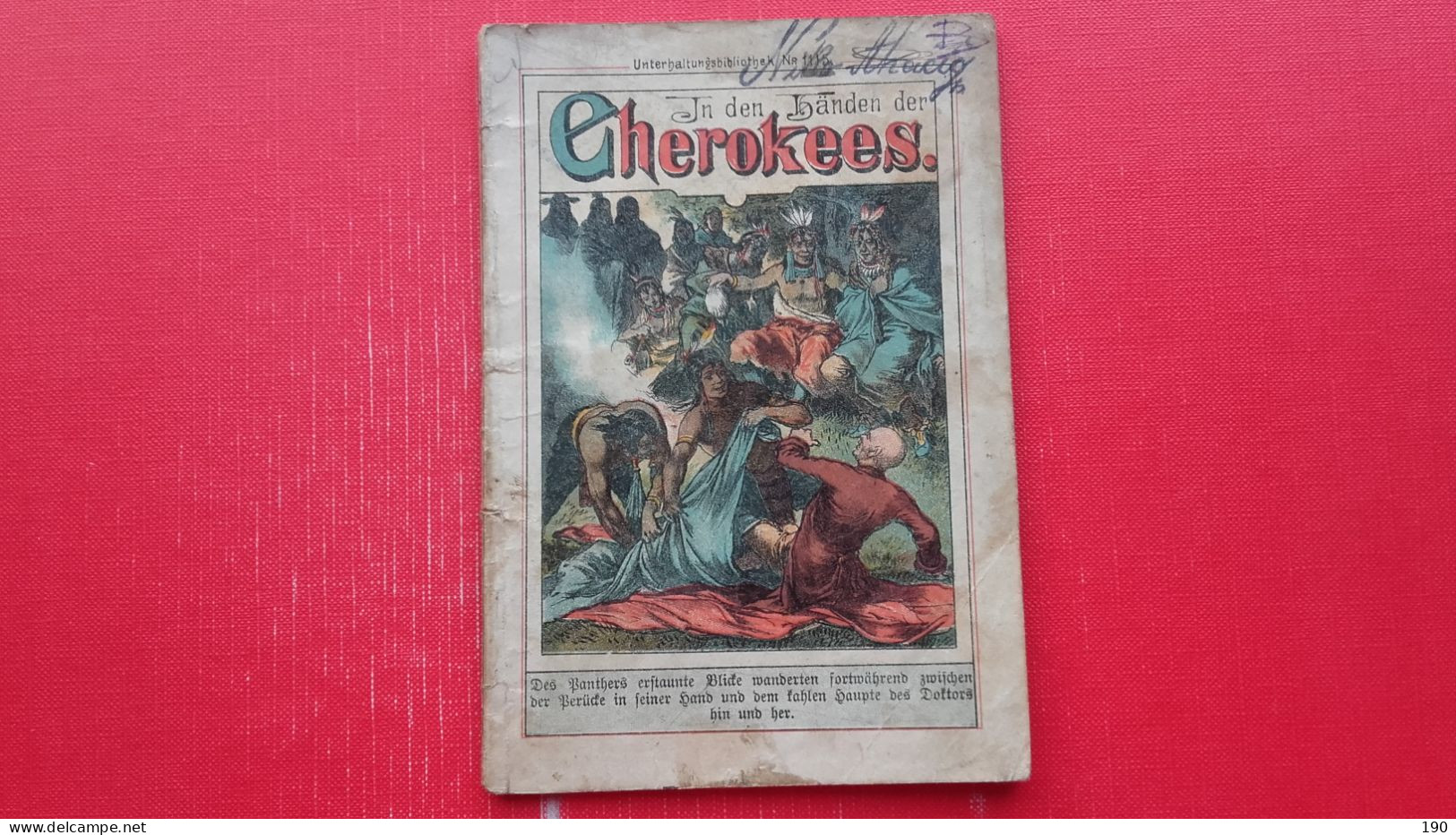 Alfred Bredow.In Der Handen Der Cherokees.Indianer.Native American(Indian) - Old Books
