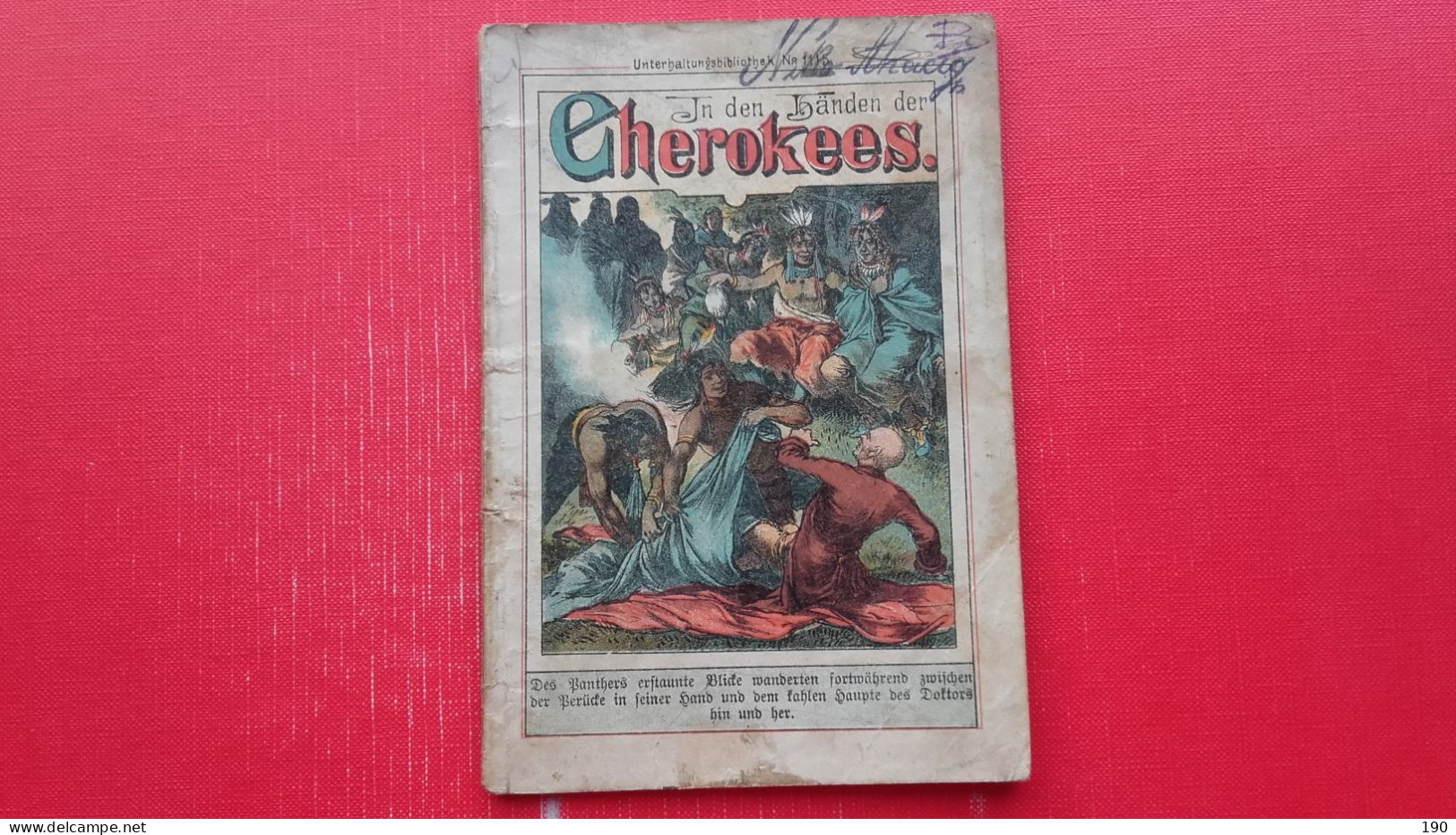 Alfred Bredow.In Der Handen Der Cherokees.Indianer.Native American(Indian) - Livres Anciens