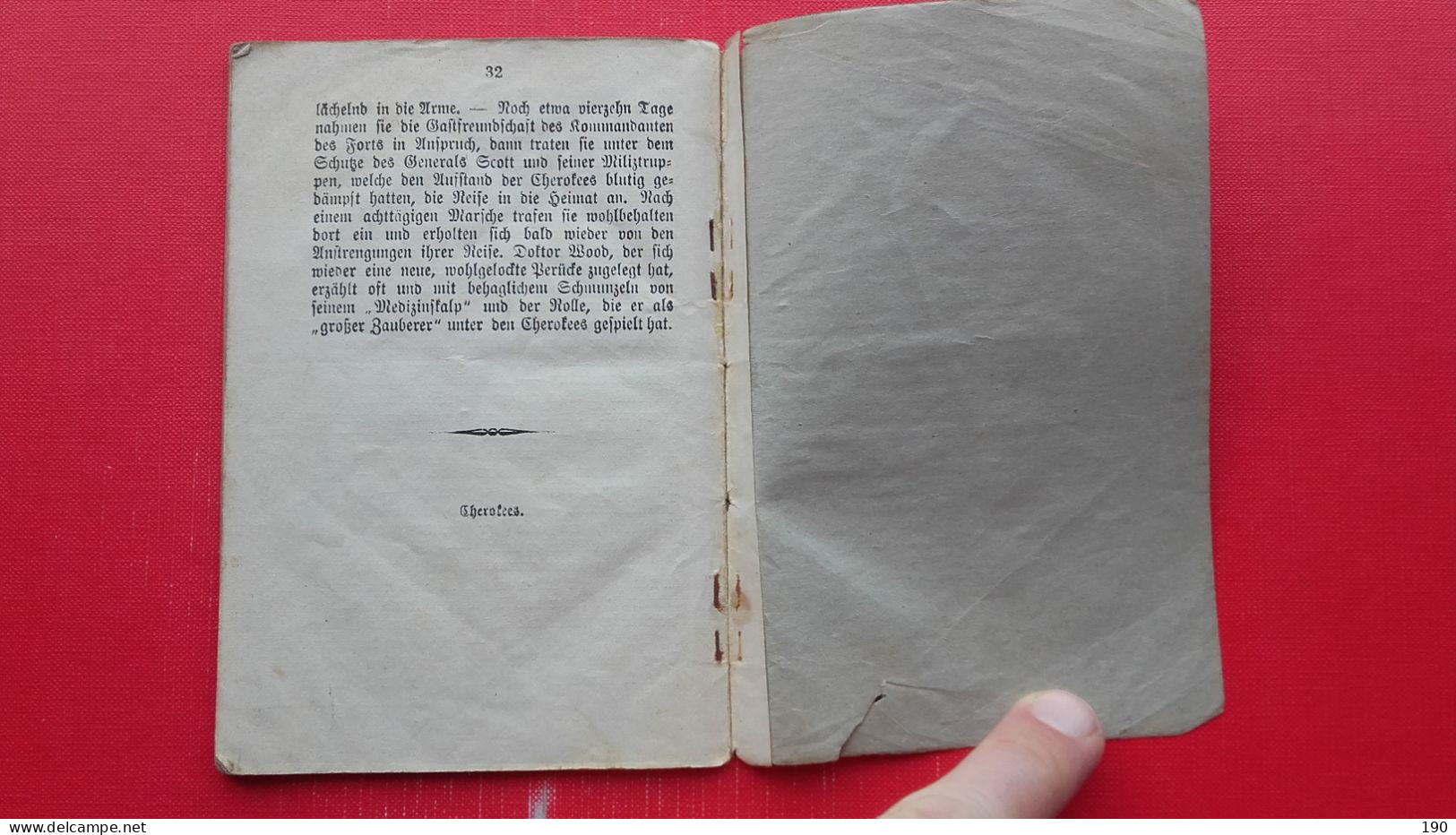 Alfred Bredow.In Der Handen Der Cherokees.Indianer.Native American(Indian) - Livres Anciens