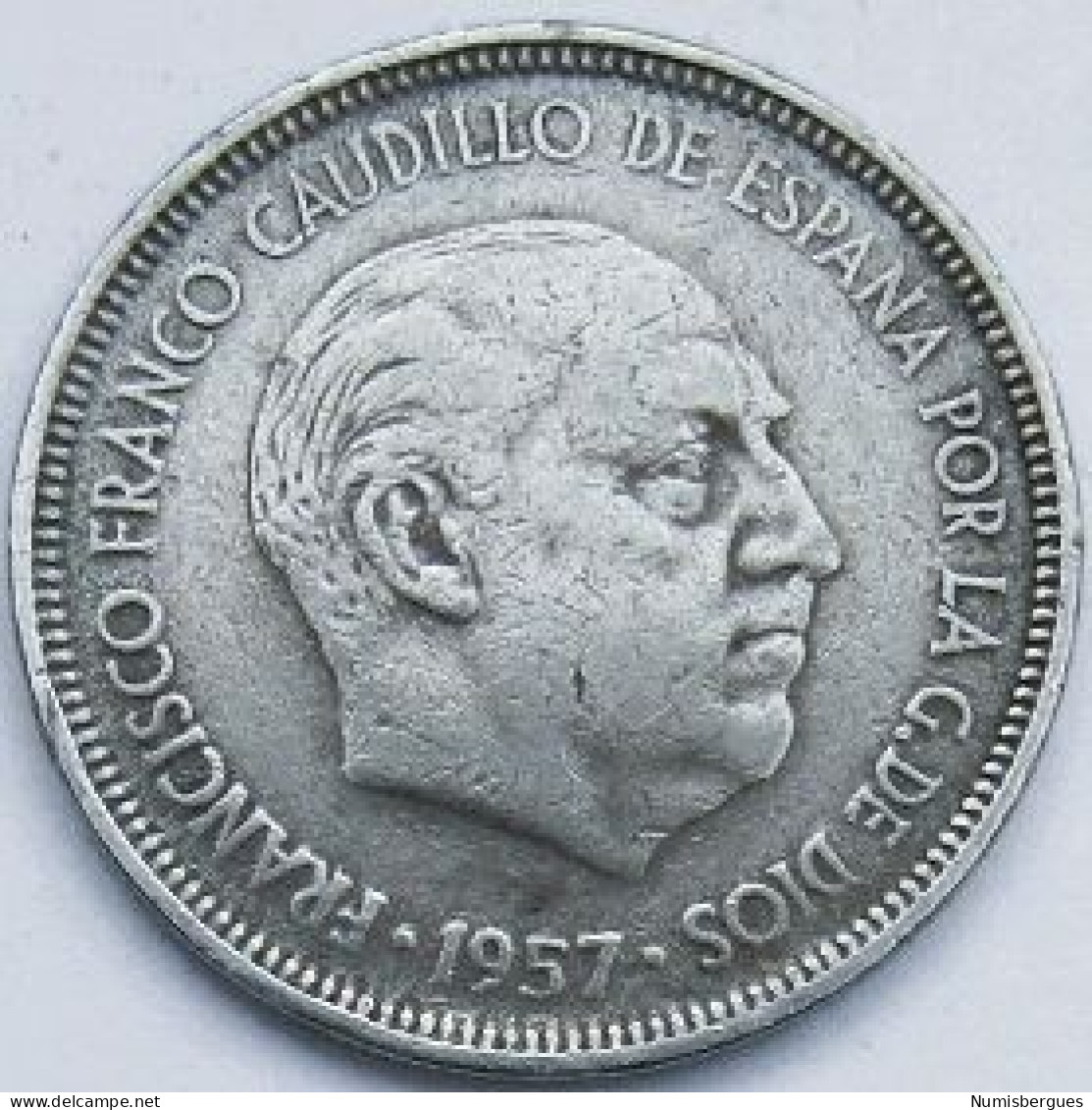 Pièce De Monnaie 5 Pesetas 1959 - 5 Pesetas