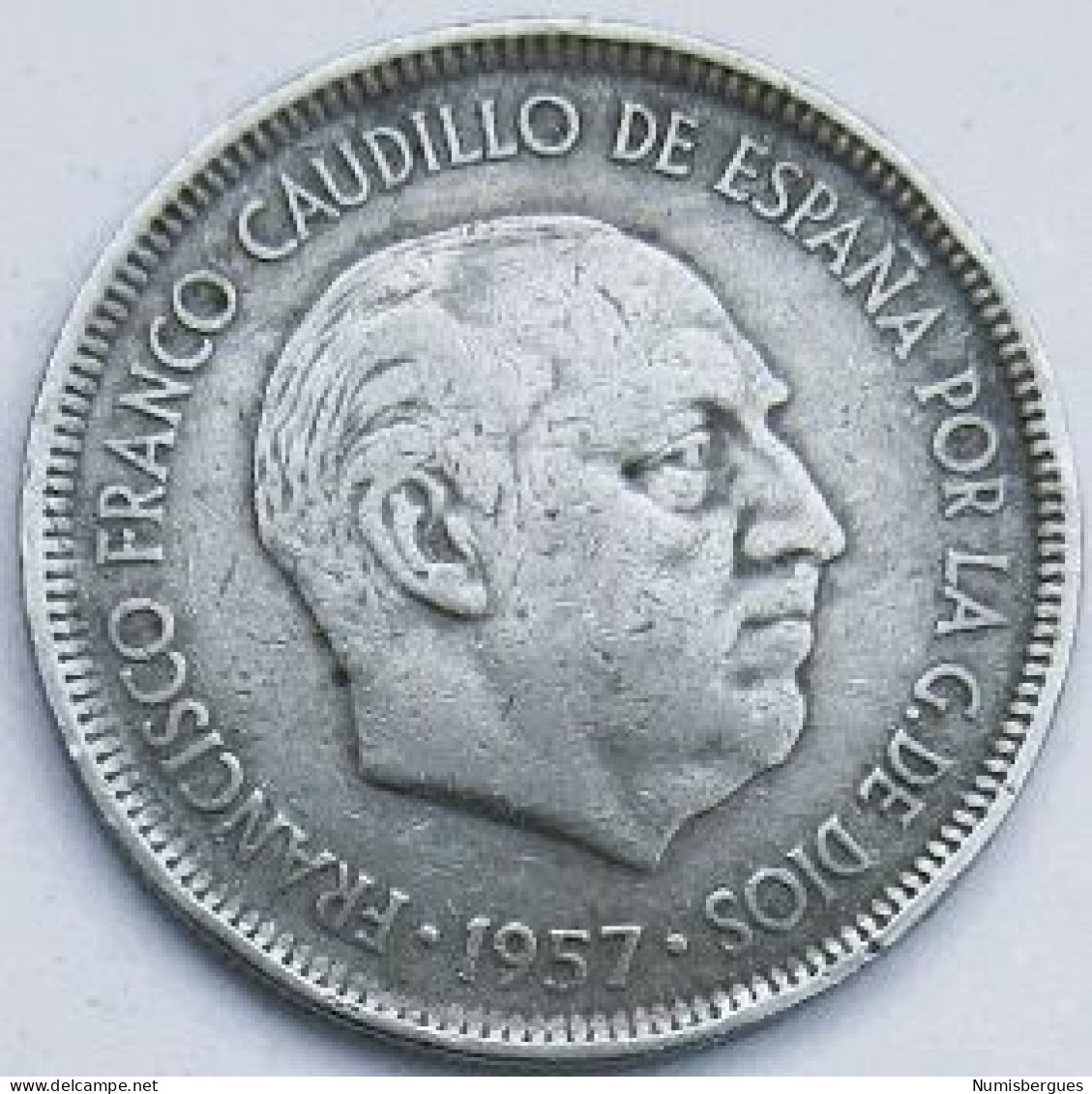 Pièce De Monnaie 5 Pesetas 1962 - 5 Pesetas