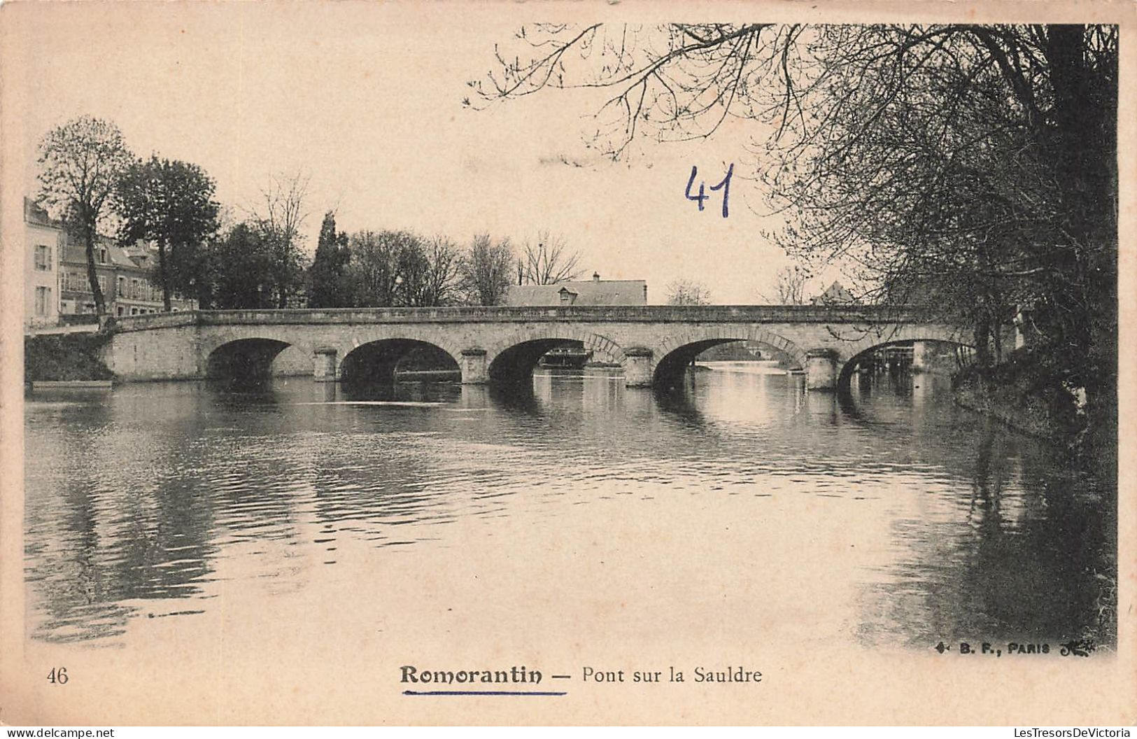 FRANCE - Romorantin - Pont Sur La Sauldre - Carte Postale Ancienne - Romorantin