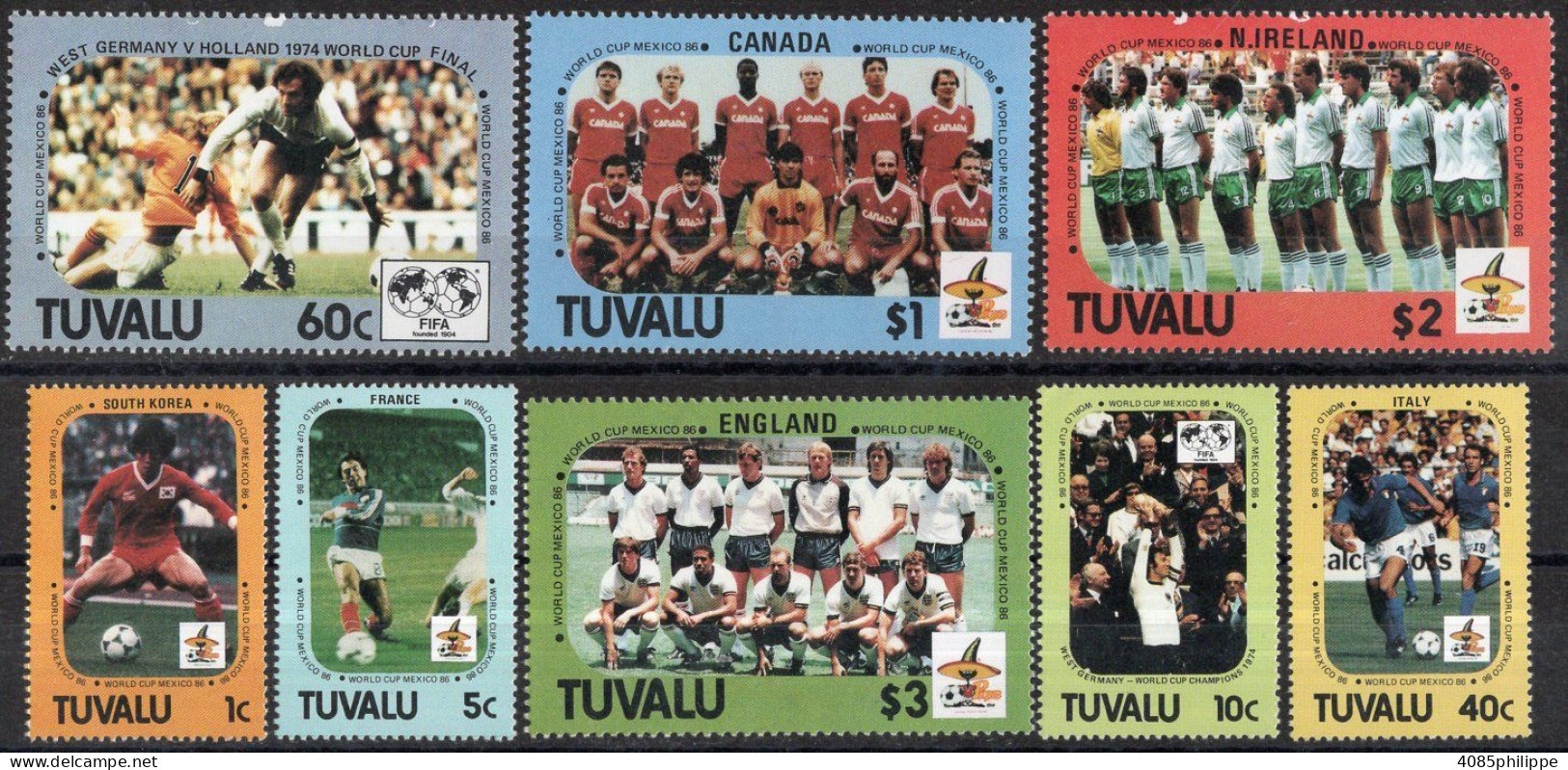 TUVALU Timbres-Poste N°369** à 376** Neufs Sans Charnières Cote : 16€50 - Tuvalu