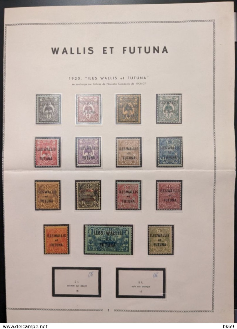 Wallis & Futuna N° 1 Au 15* - Gebruikt