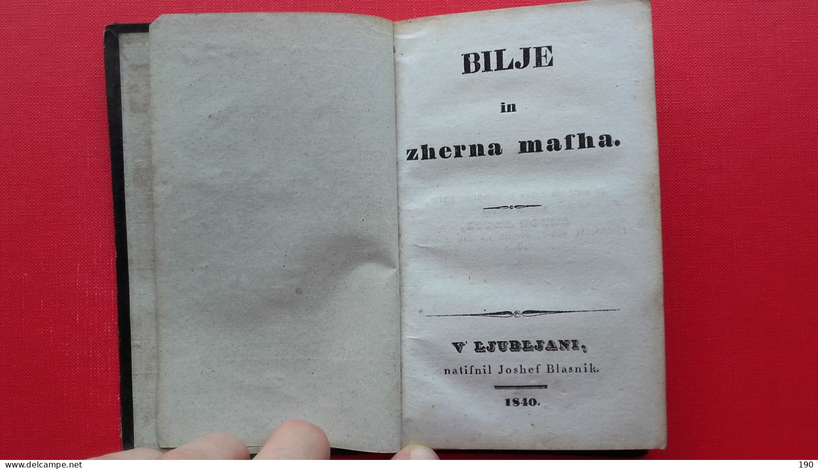 Klancnik Simon.Bilje In Zherna Masha.Molitvenik,pogrebi Obredi,...Natisnil Joshef Blasnik - Slav Languages