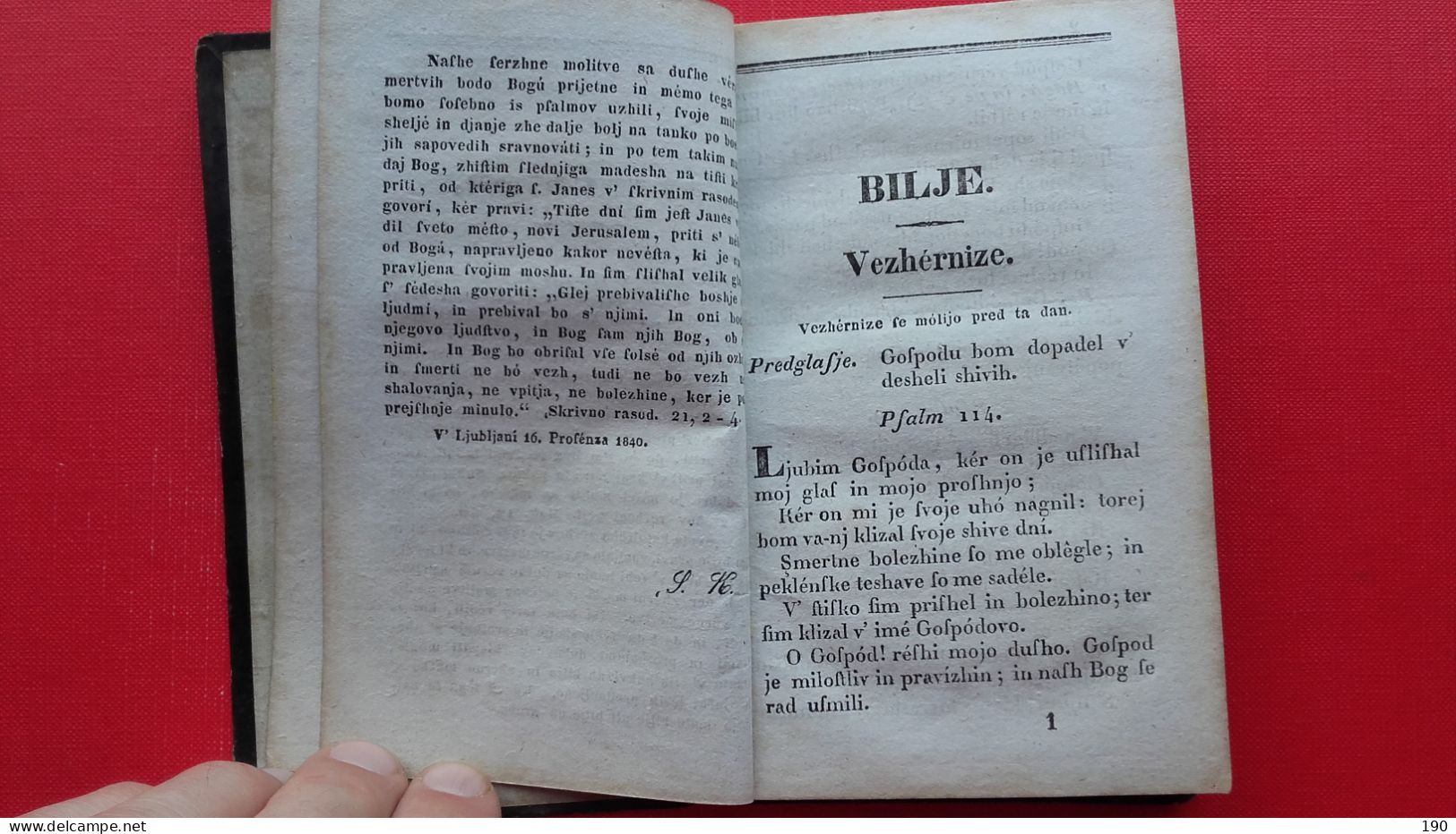 Klancnik Simon.Bilje In Zherna Masha.Molitvenik,pogrebi Obredi,...Natisnil Joshef Blasnik - Langues Slaves