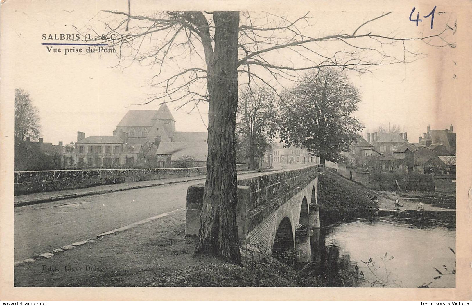 FRANCE - Salbris - Vue Prise Du Pont - Village - Entrée - Carte Postale Ancienne - Salbris