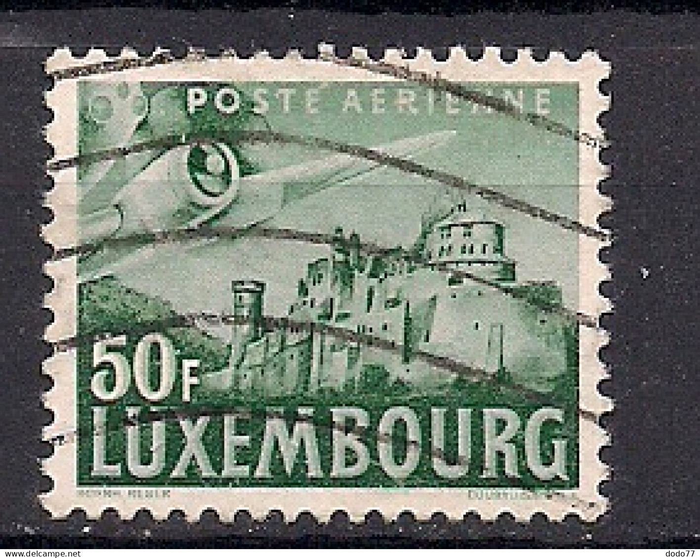 LUXEMBOURG   POSTE AERIENNE     N°  15   OBLITERE - Usados