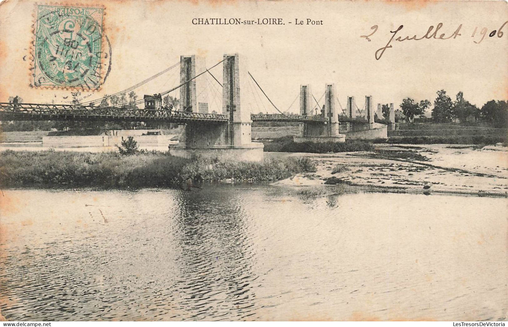 FRANCE - Châtillon Sur Loire - Le Pont - Carte Postale Ancienne - Chatillon Sur Loire