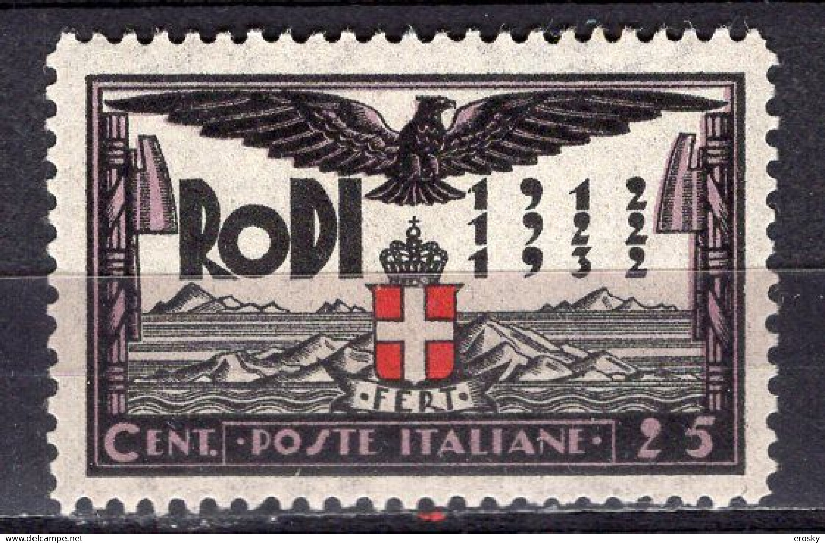 Z2692 - COLONIE ITALIANE EGEO EM. GENERALI SASSONE N°68 ** - Egeo