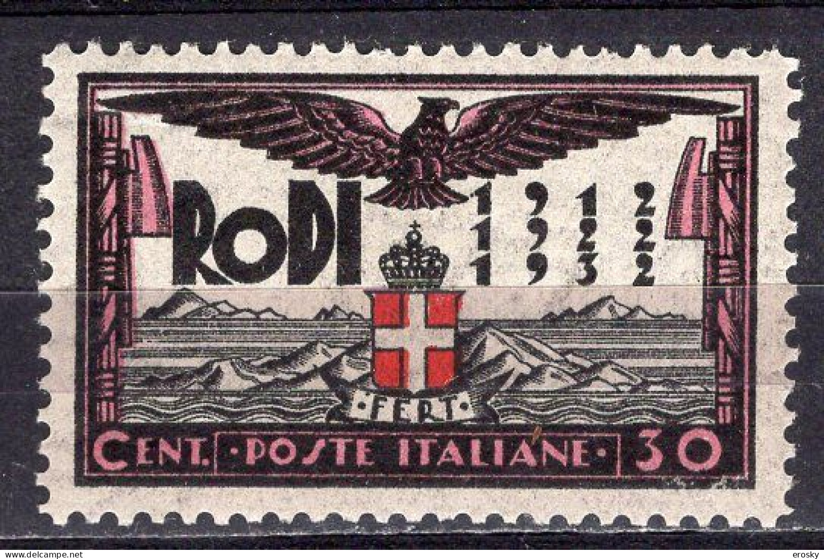 Z2693 - COLONIE ITALIANE EGEO EM. GENERALI SASSONE N°69 ** - Egeo