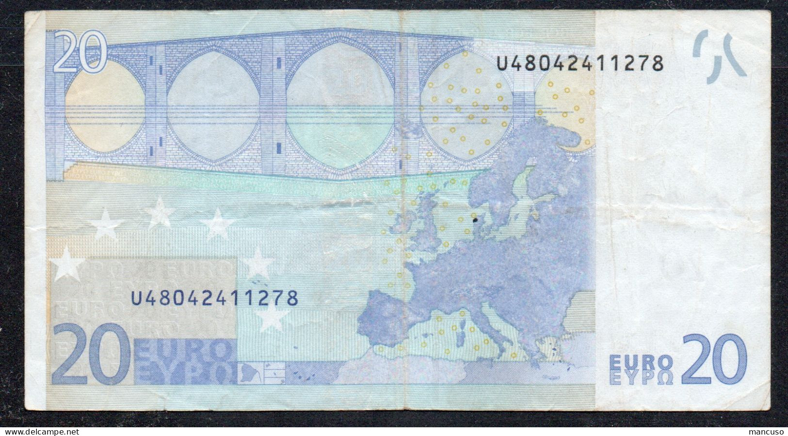 20 EURO  FRANCE U L038  TRICHET  CIRCULATED - 20 Euro