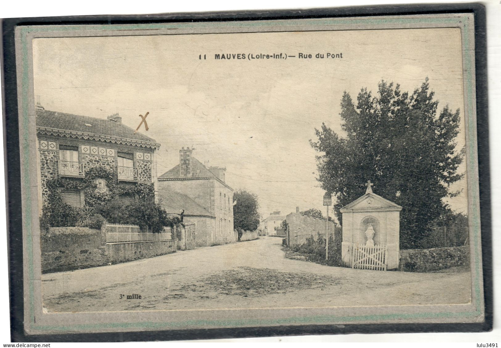 CPA - MAUVES (44) - Aspect Du Quartier De La Rue Du Pont En 1918 - Mauves-sur-Loire