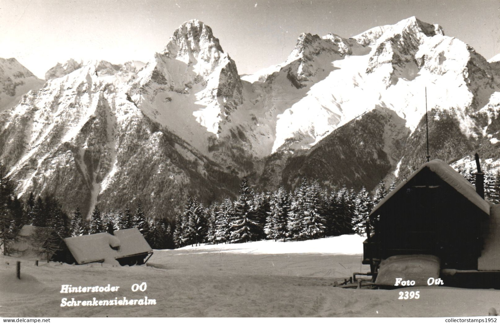 HINTERSTODER, ARCHITECTURE, MOUNTAIN, AUSTRIA, POSTCARD - Hinterstoder