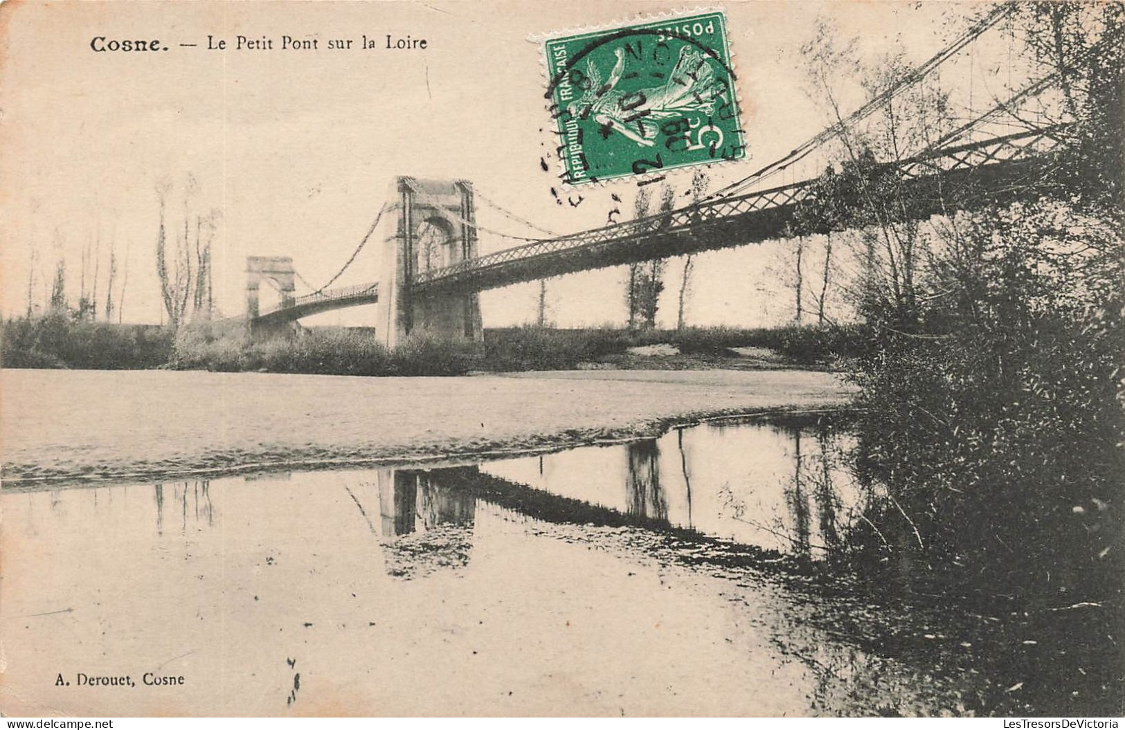 FRANCE - Cosne - Le Petit Pont Sur La Loire - Carte Postale Ancienne - Cosne Cours Sur Loire