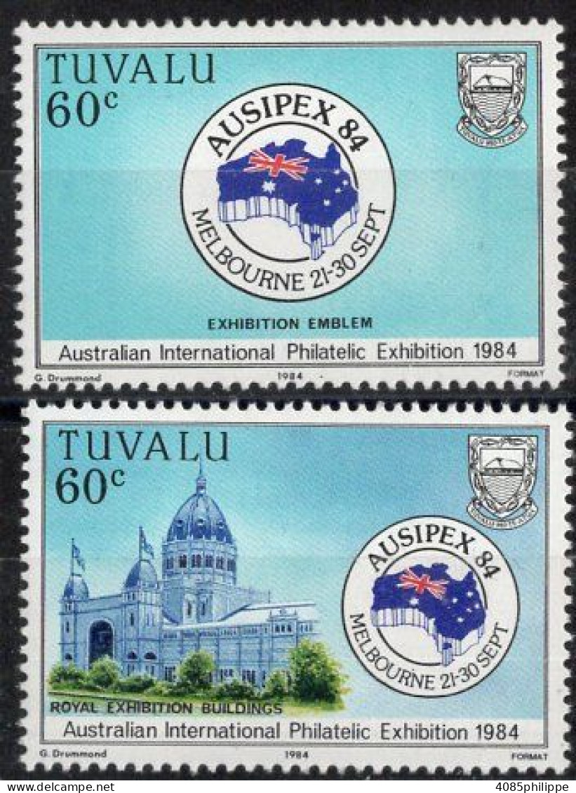 TUVALU Timbres-Poste N°255** & 256** Neufs Sans Charnières TB Cote : 3€00 - Tuvalu