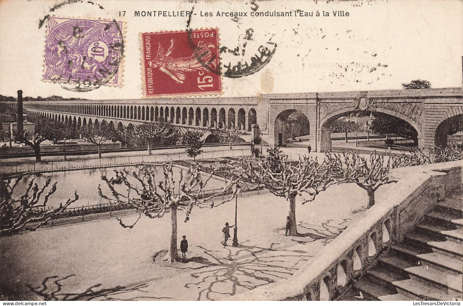 FRANCE - Montpellier - Les Arceaux Conduisant L'Eau à La Ville - Carte Postale Ancienne - Cosne Cours Sur Loire