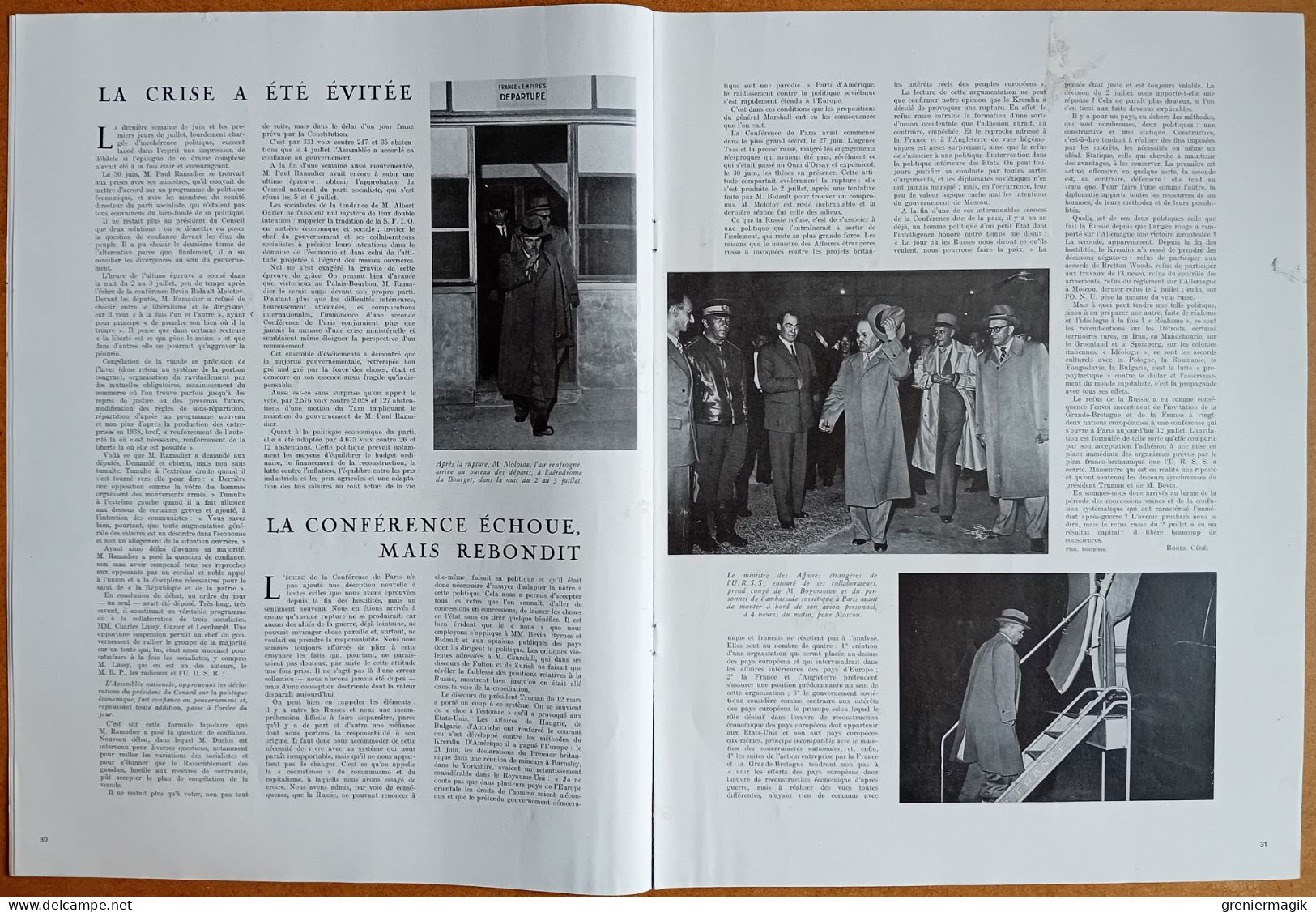 France Illustration N°93 12/07/1947 Hongrie Budapest/Ambassade Des Etats-Unis à Paris/Coëtquidan/Exposition Malfray - General Issues