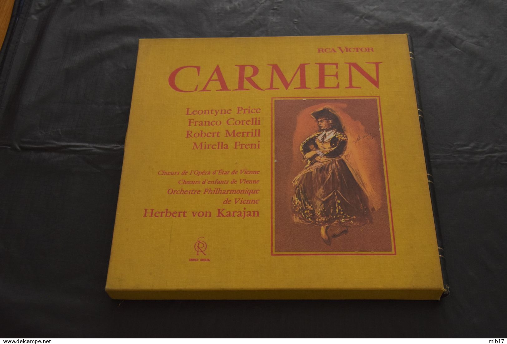 Album 3 Disques RCA Avec Livre En Anglais, Parole Des Actes En Français Et Anglais- Carmen VON KARAJAN - Opera