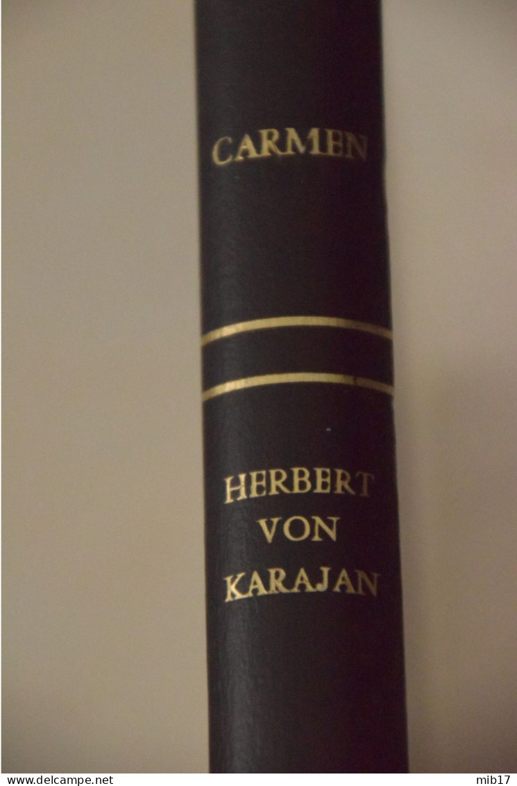 Album 3 disques RCA avec livre en Anglais, parole des actes en Français et Anglais- Carmen VON KARAJAN