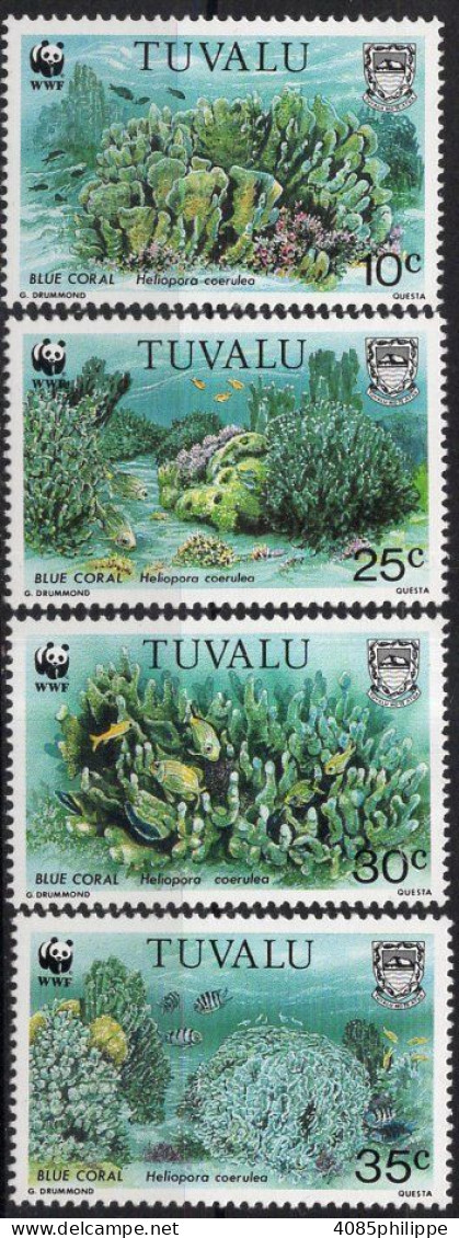 TUVALU Timbres-Poste N°609** à 612** Neufs Sans Charnières TB Cote : 15€00 - Tuvalu