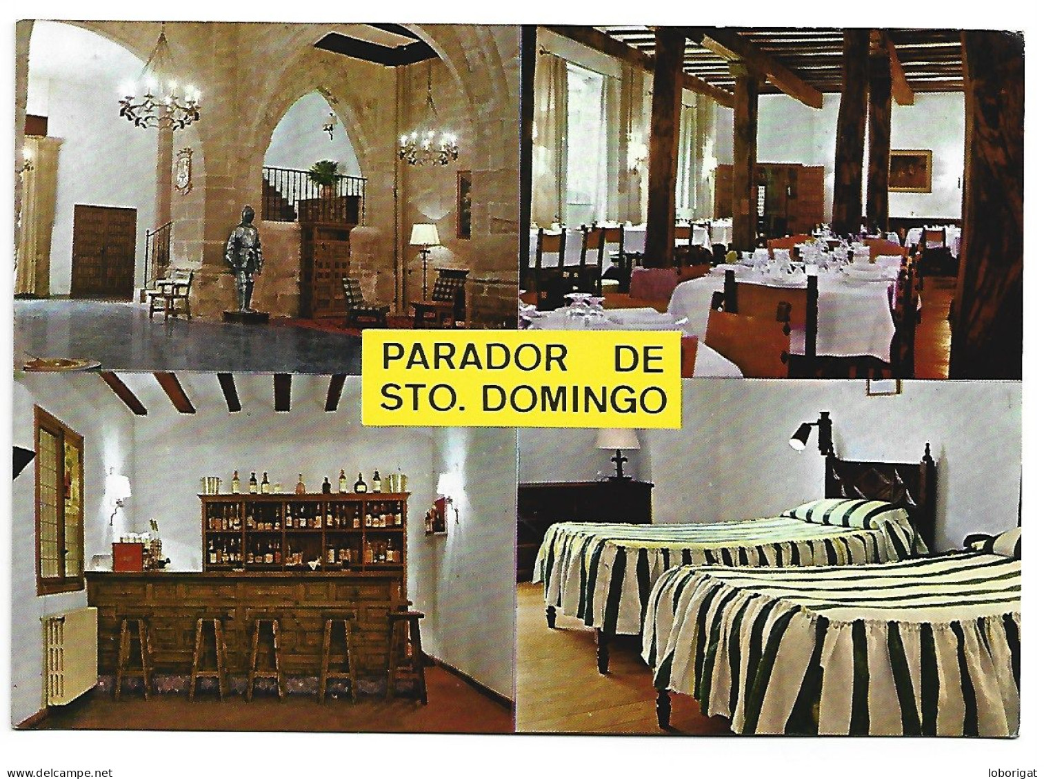 PARADOR NACIONAL, ESCALERA / COMEDOR / BAR / DORMITORIO.- SANTO DOMINGO DE LA CALZADA / LOGROÑO.- ( ESPAÑA ) - La Rioja (Logrono)